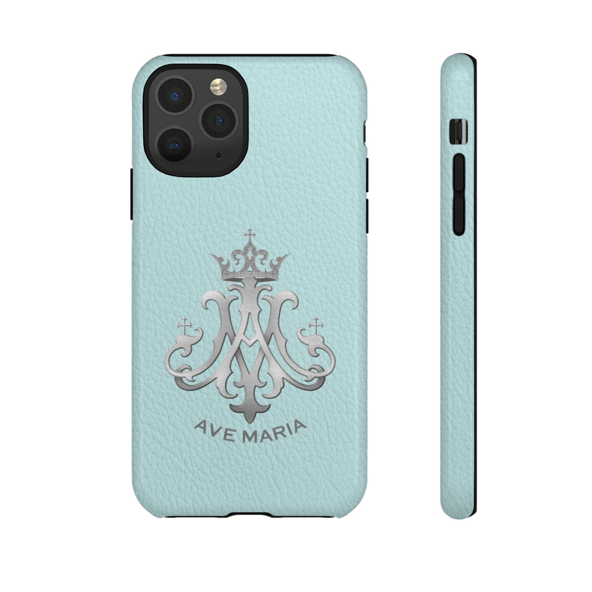 Ave Maria Hard Phone Case (Heavenly Blue) - VENXARA®