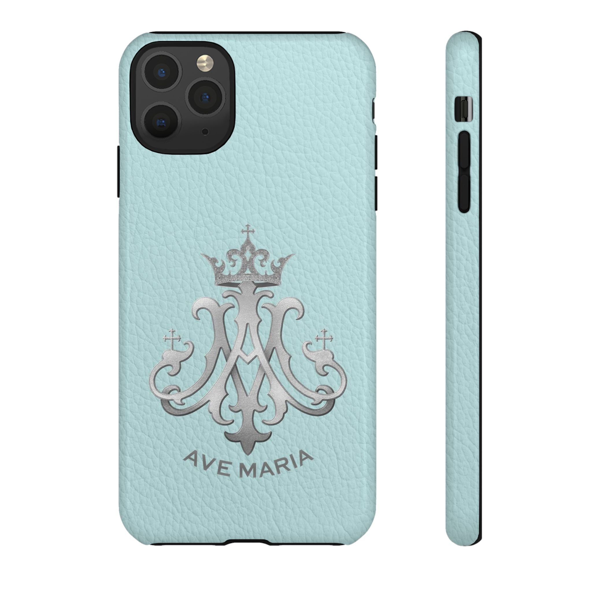 Ave Maria Hard Phone Case (Heavenly Blue) - VENXARA®