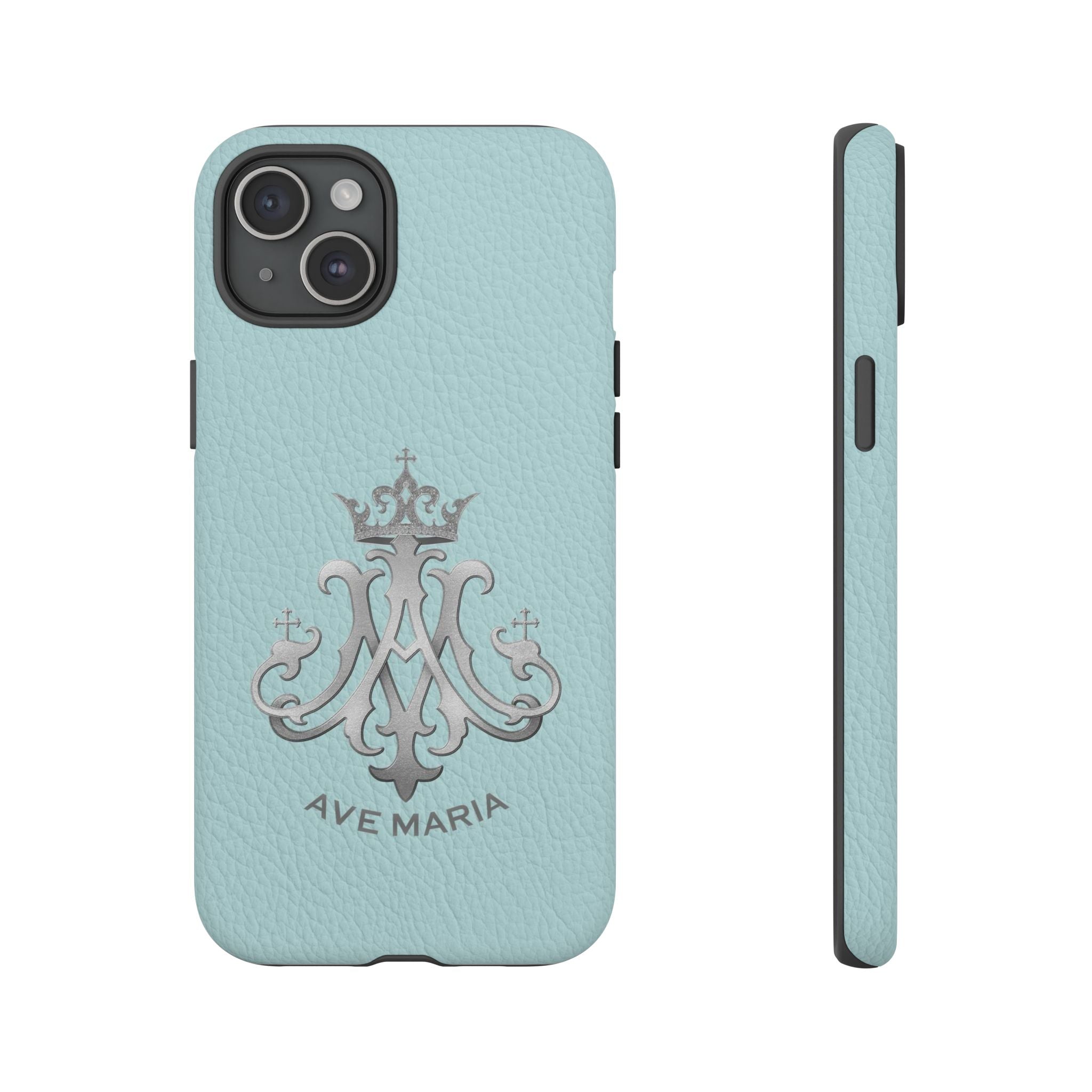 Ave Maria Hard Phone Case (Heavenly Blue) - VENXARA®
