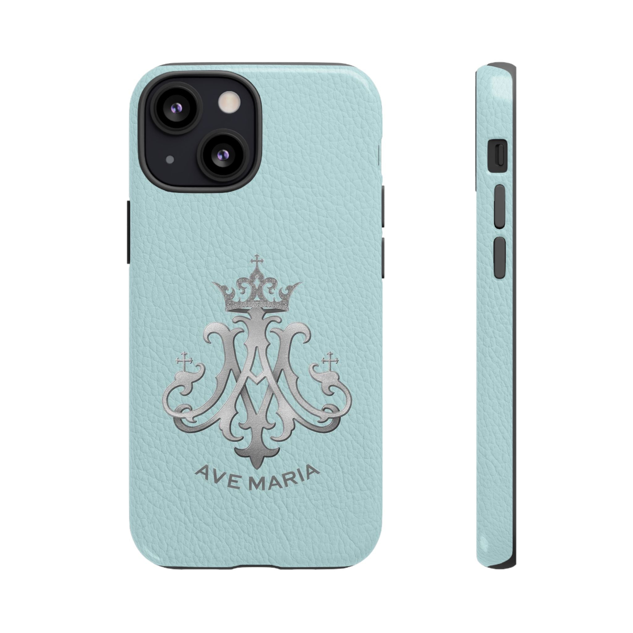 Ave Maria Hard Phone Case (Heavenly Blue) - VENXARA®