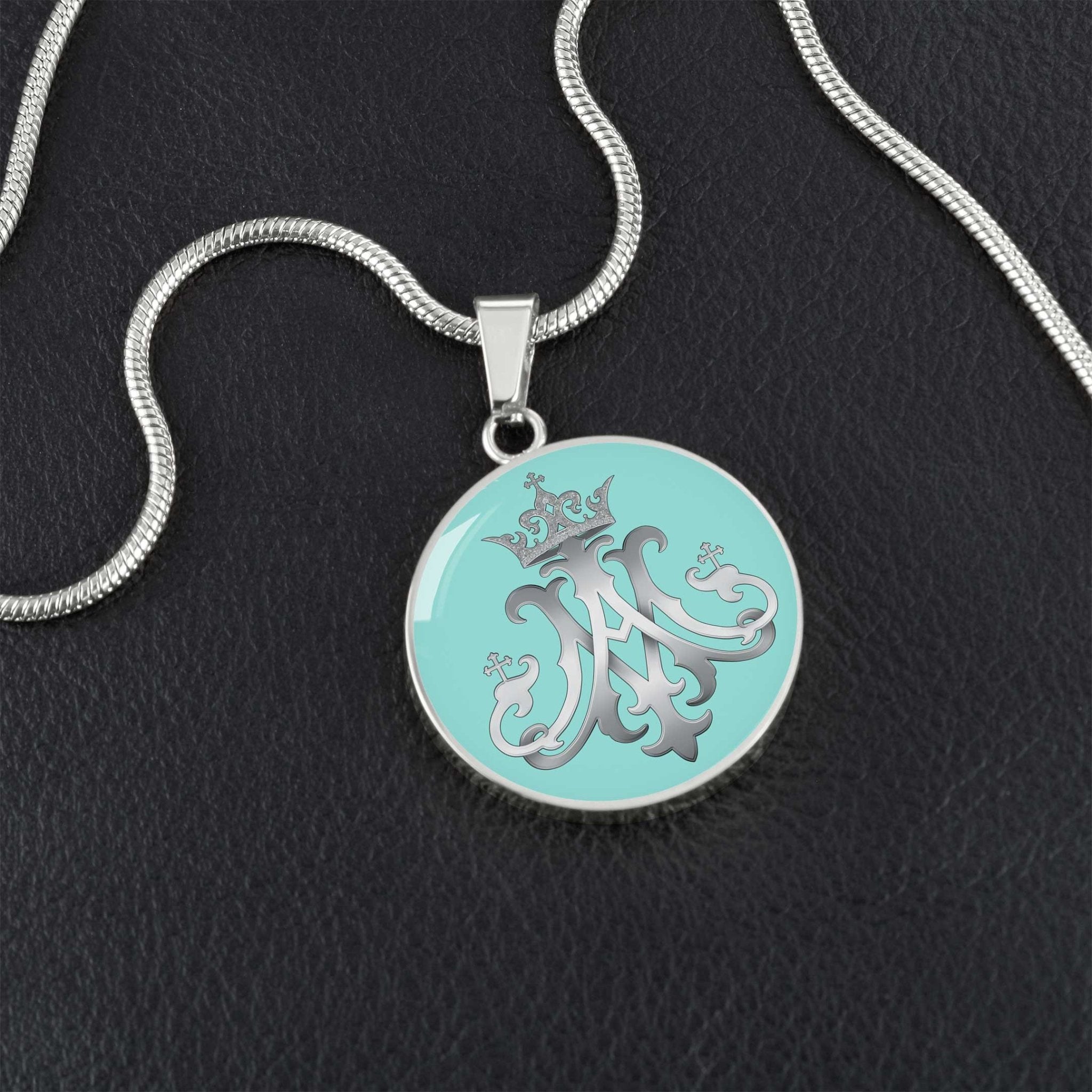 Ave Maria Pendant Necklace
