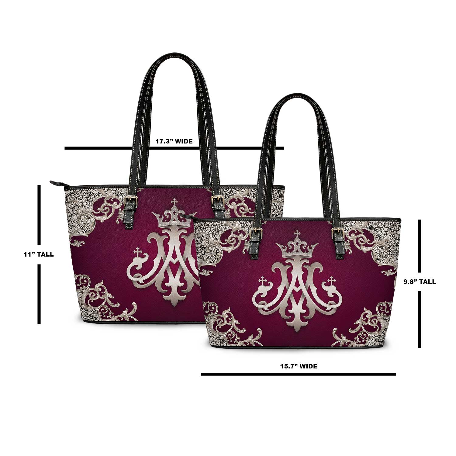 Ave Maria Tote Bag (Baroque Mahogany)