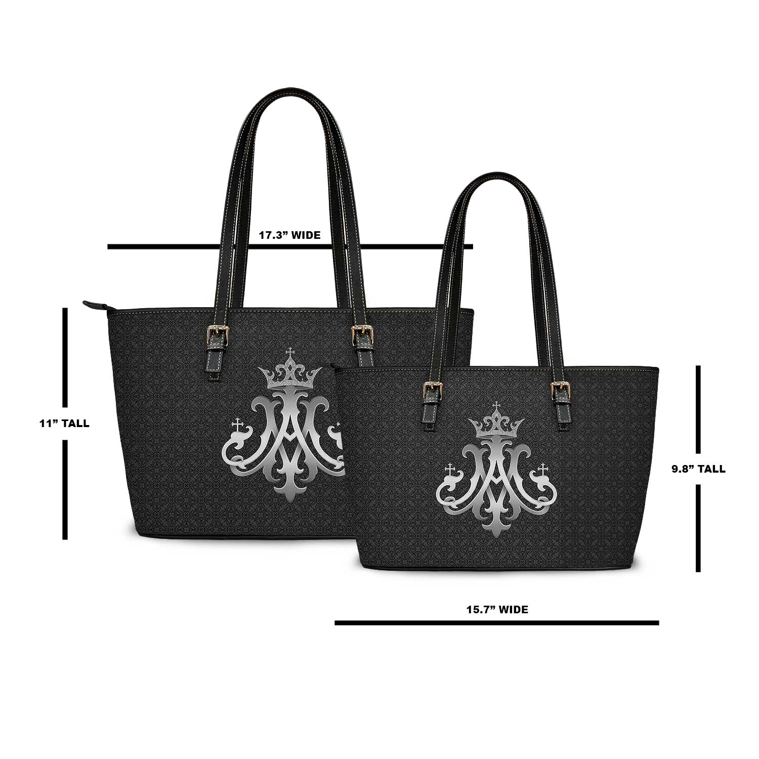 Ave Maria Tote Bag (Black)