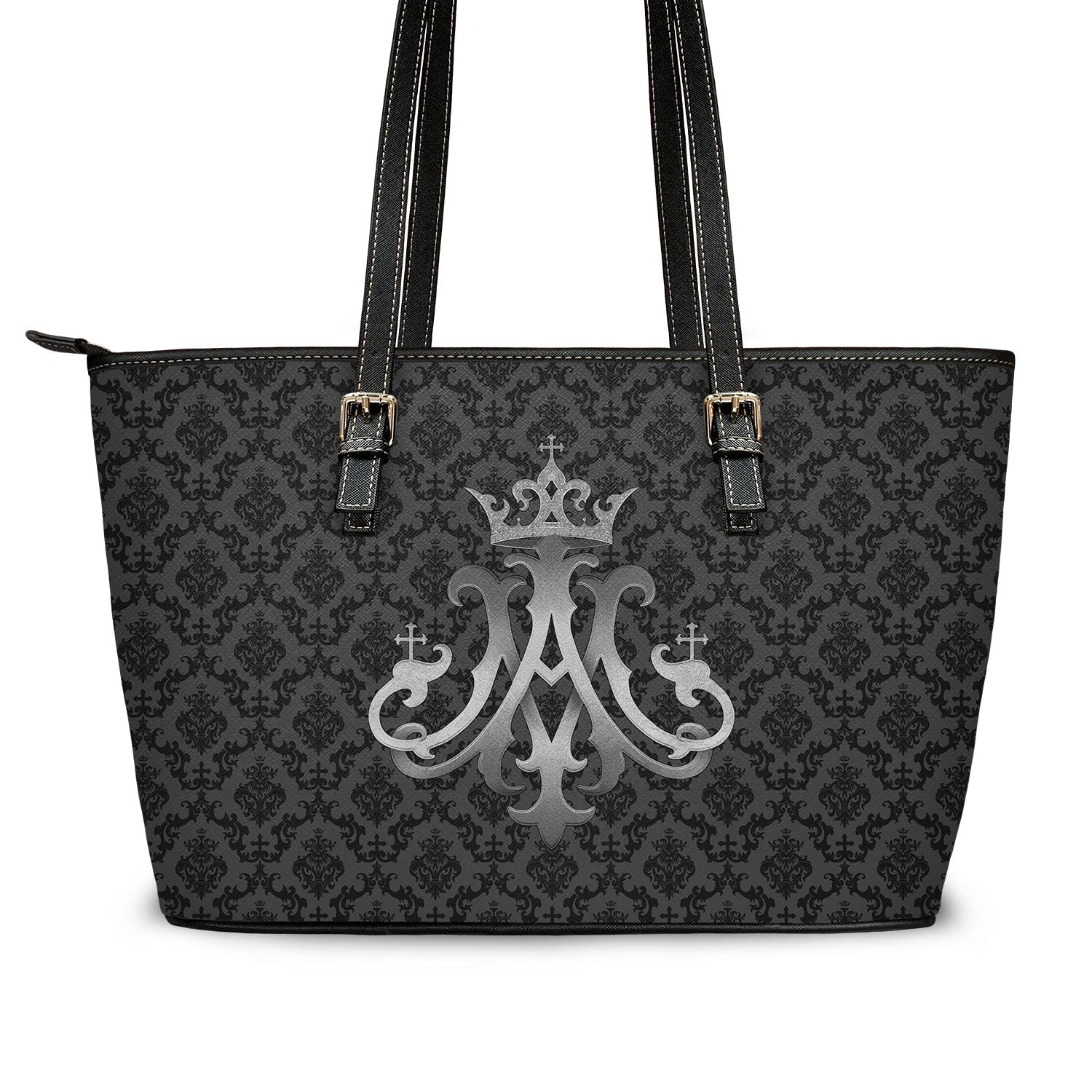 Ave Maria Tote Bag (Charcoal) - VENXARA