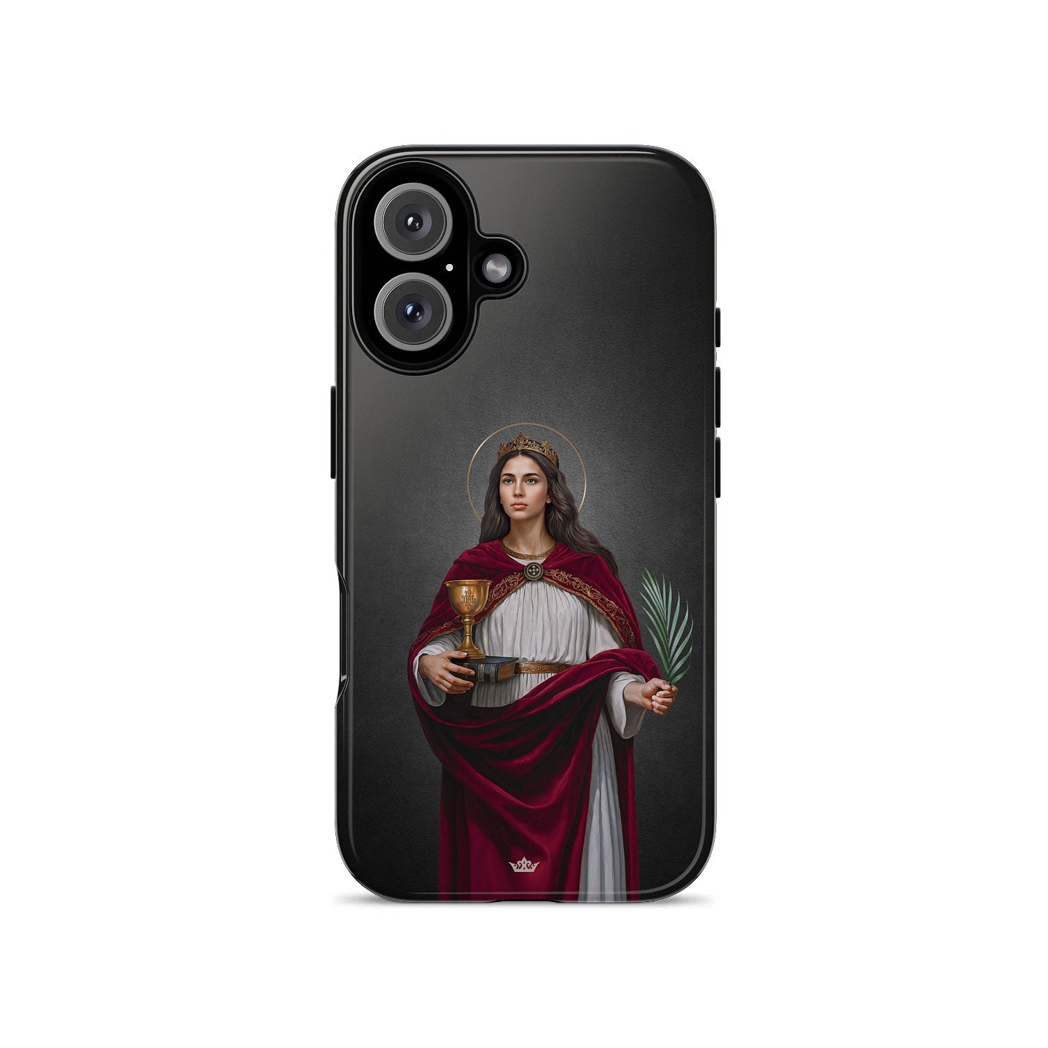 St. Barbara Hard Phone Case (Dark)