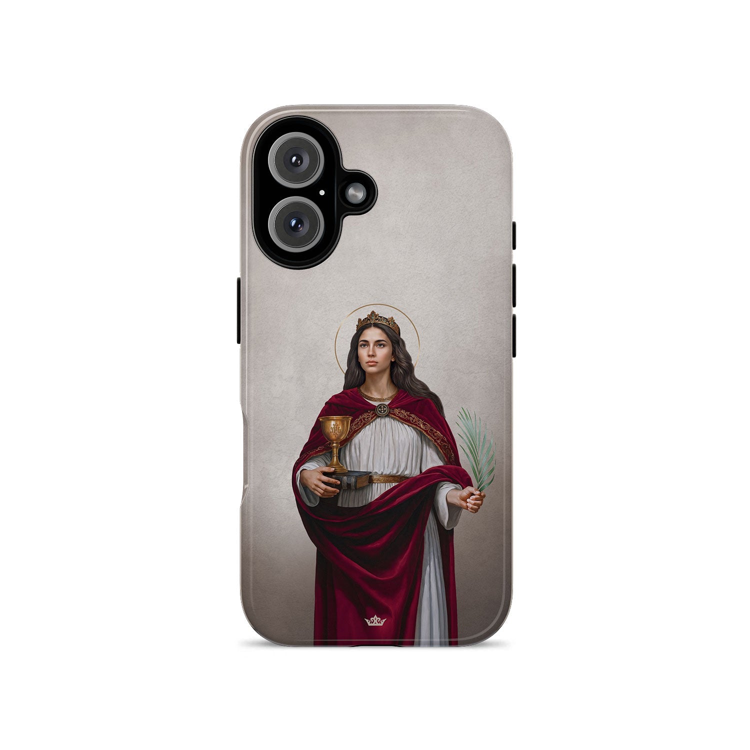 St. Barbara Hard Phone Case (Light)
