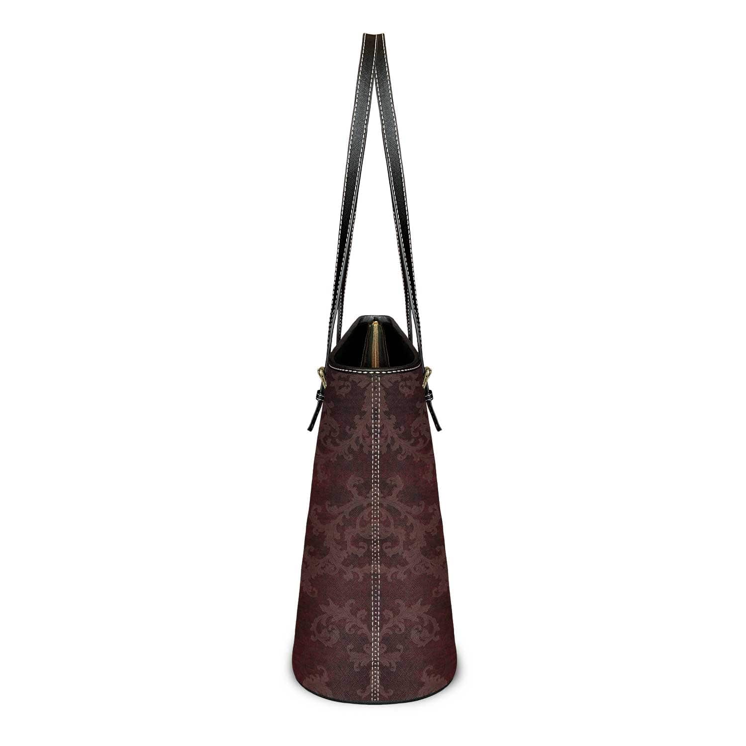 St. Charbel Tote Bag (Damask Mahogany) Copyright VENXARA