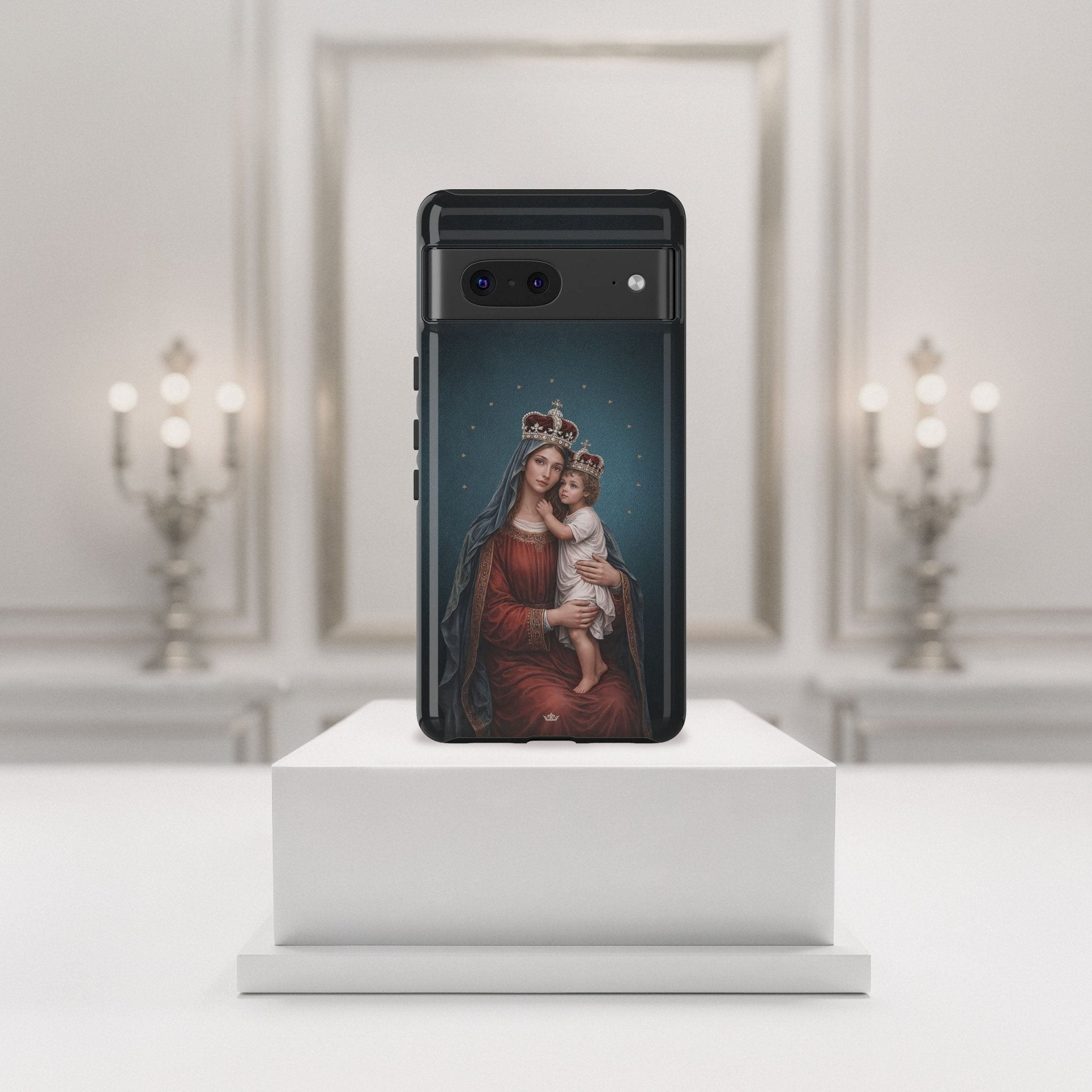 Divine King and Queen Hard Phone Case (Midnight Blue) - Venxara