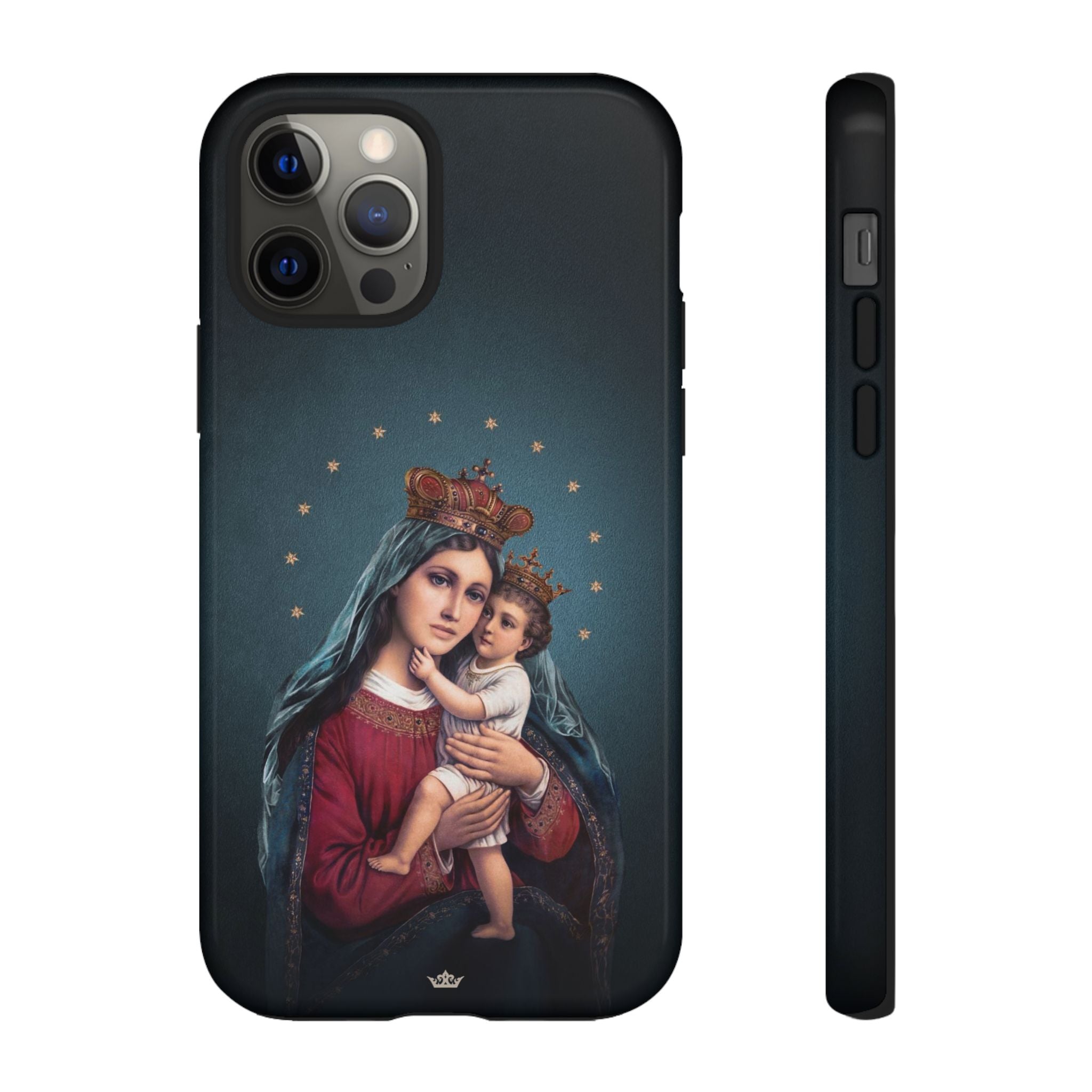 Divine King and Queen Hard Phone Case (Midnight Blue) - VENXARA®