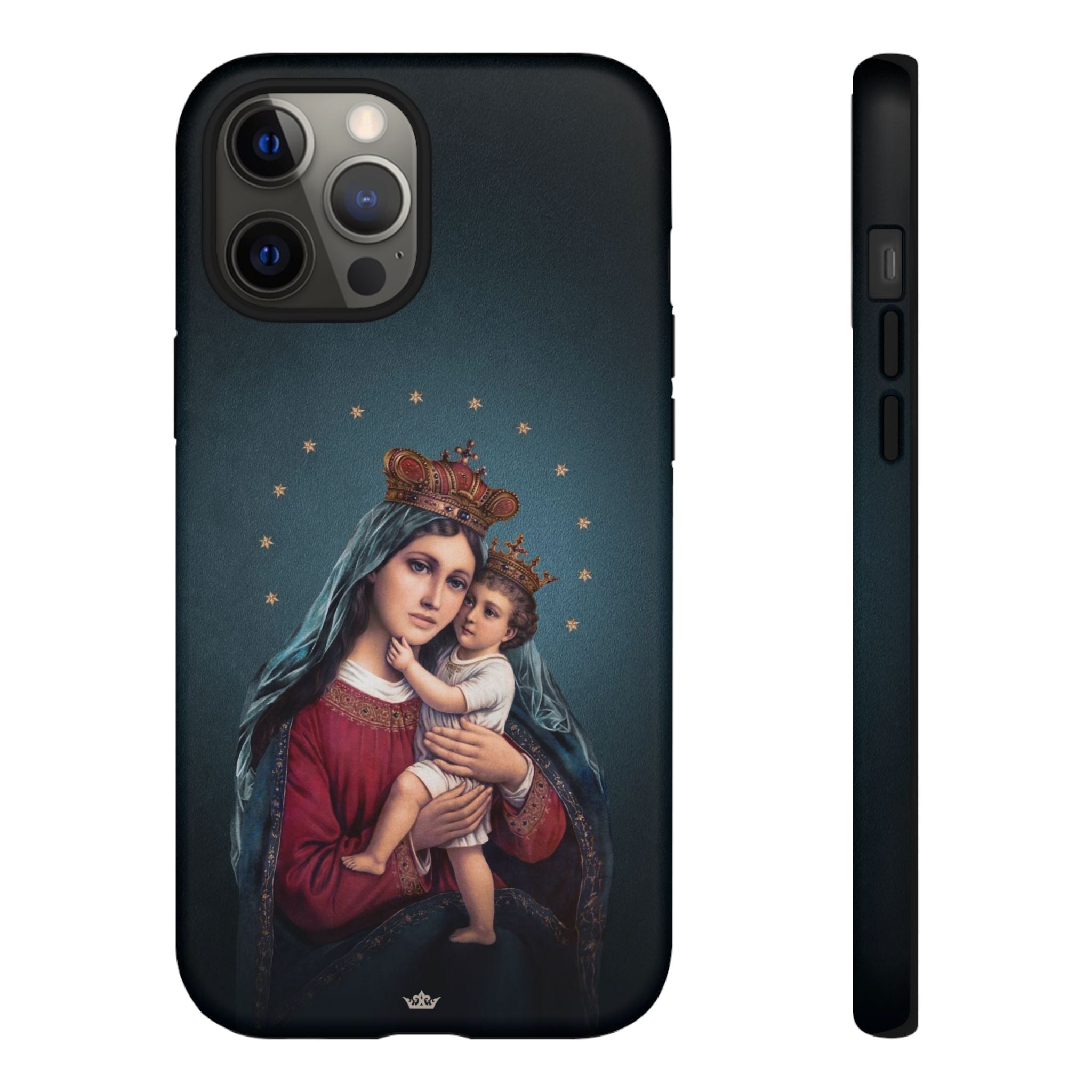 Divine King and Queen Hard Phone Case (Midnight Blue) - VENXARA®