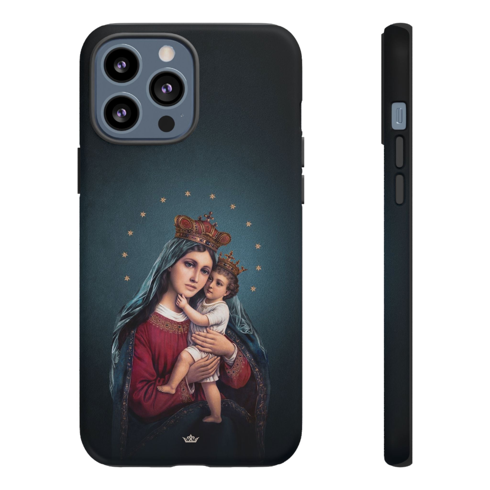 Divine King and Queen Hard Phone Case (Midnight Blue) - VENXARA®