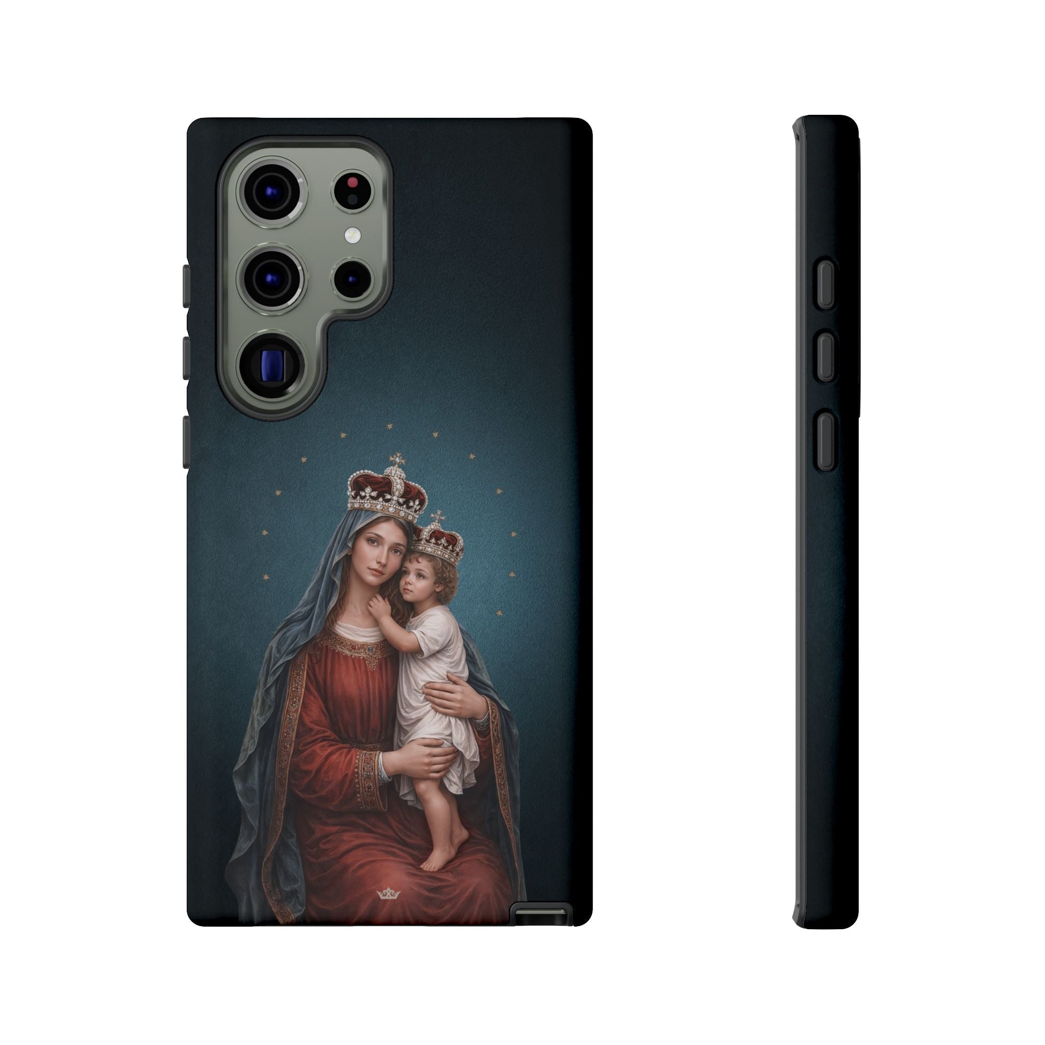 Divine King and Queen Hard Phone Case (Midnight Blue) - Venxara