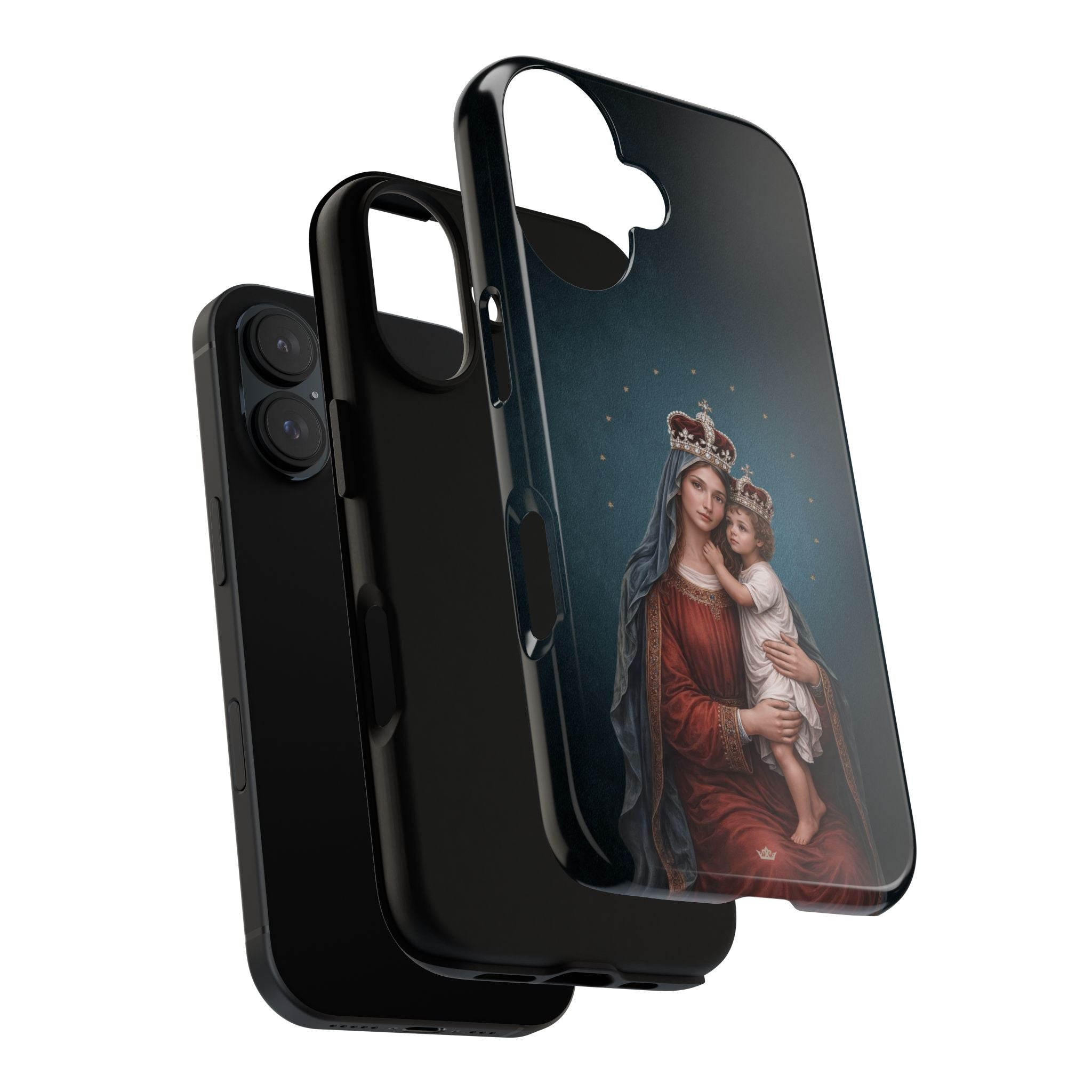 Divine King and Queen Hard Phone Case (Midnight Blue) - Venxara