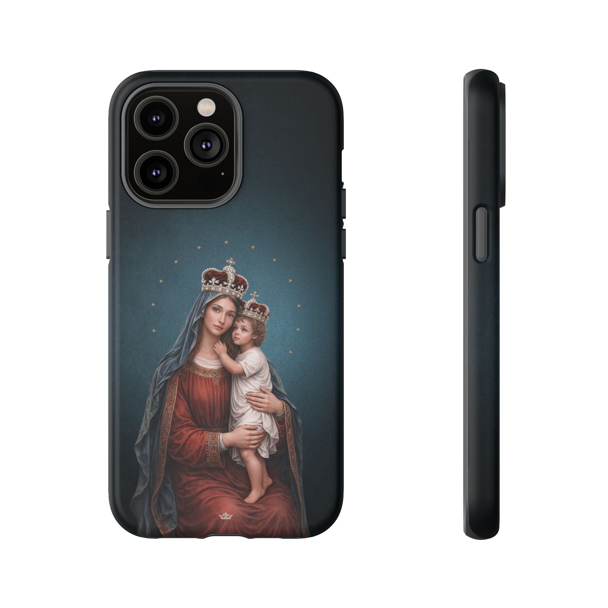 Divine King and Queen Hard Phone Case (Midnight Blue) - Venxara