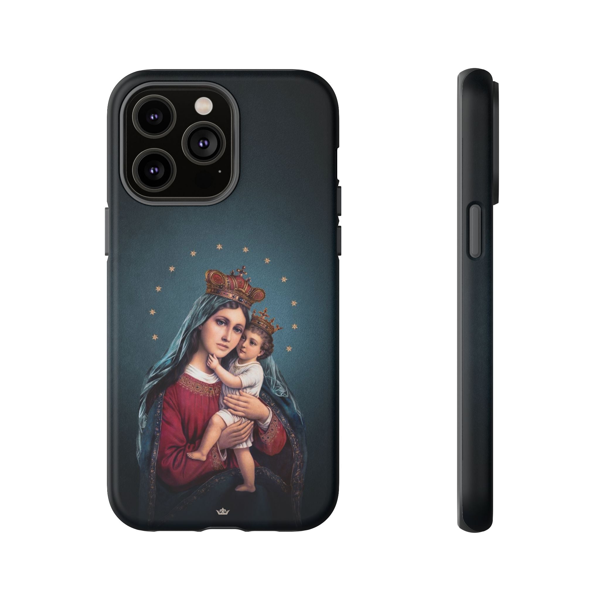 Divine King and Queen Hard Phone Case (Midnight Blue) - VENXARA®