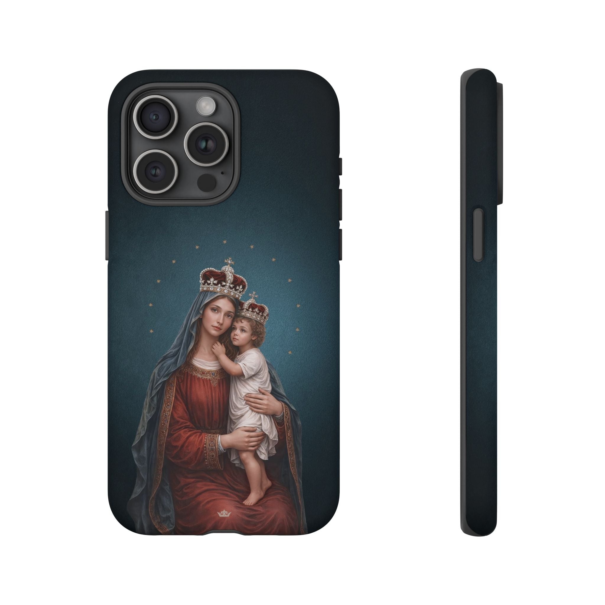 Divine King and Queen Hard Phone Case (Midnight Blue) - Venxara
