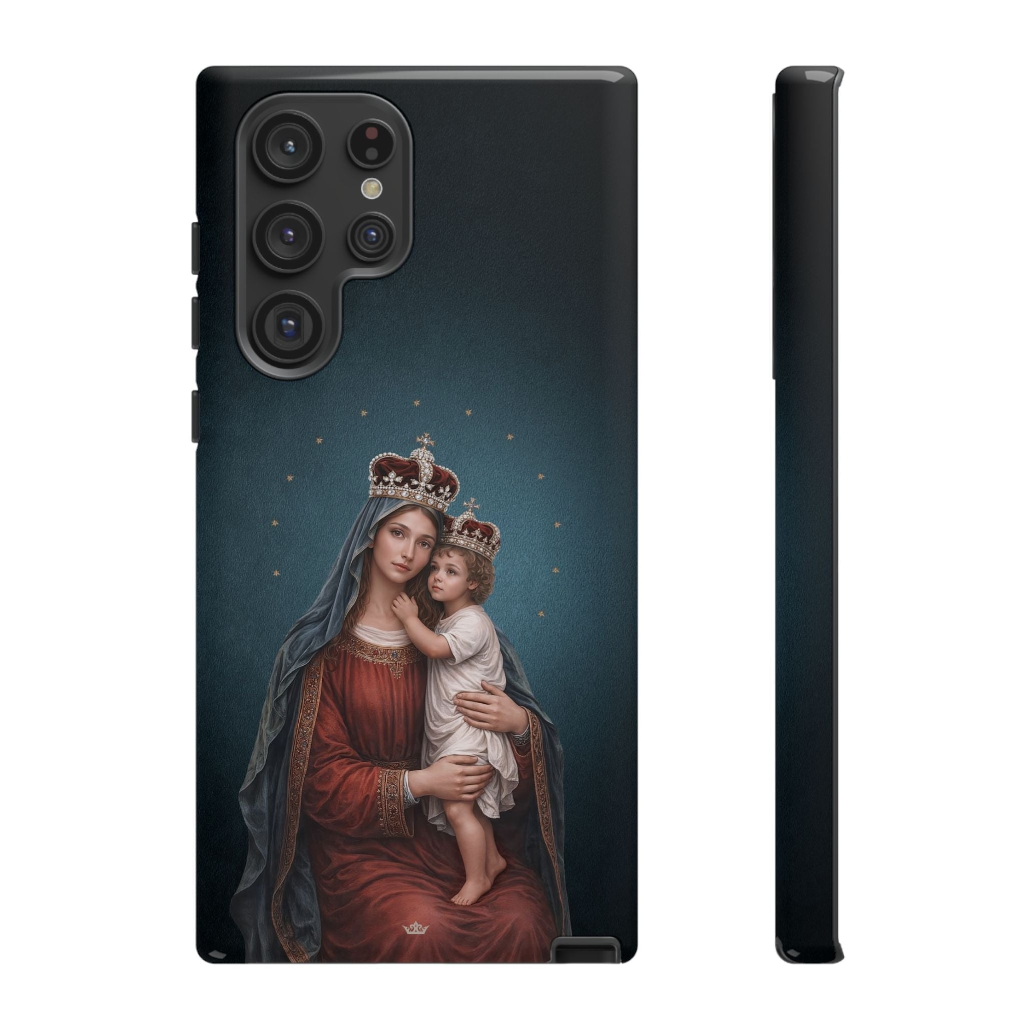 Divine King and Queen Hard Phone Case (Midnight Blue) - Venxara