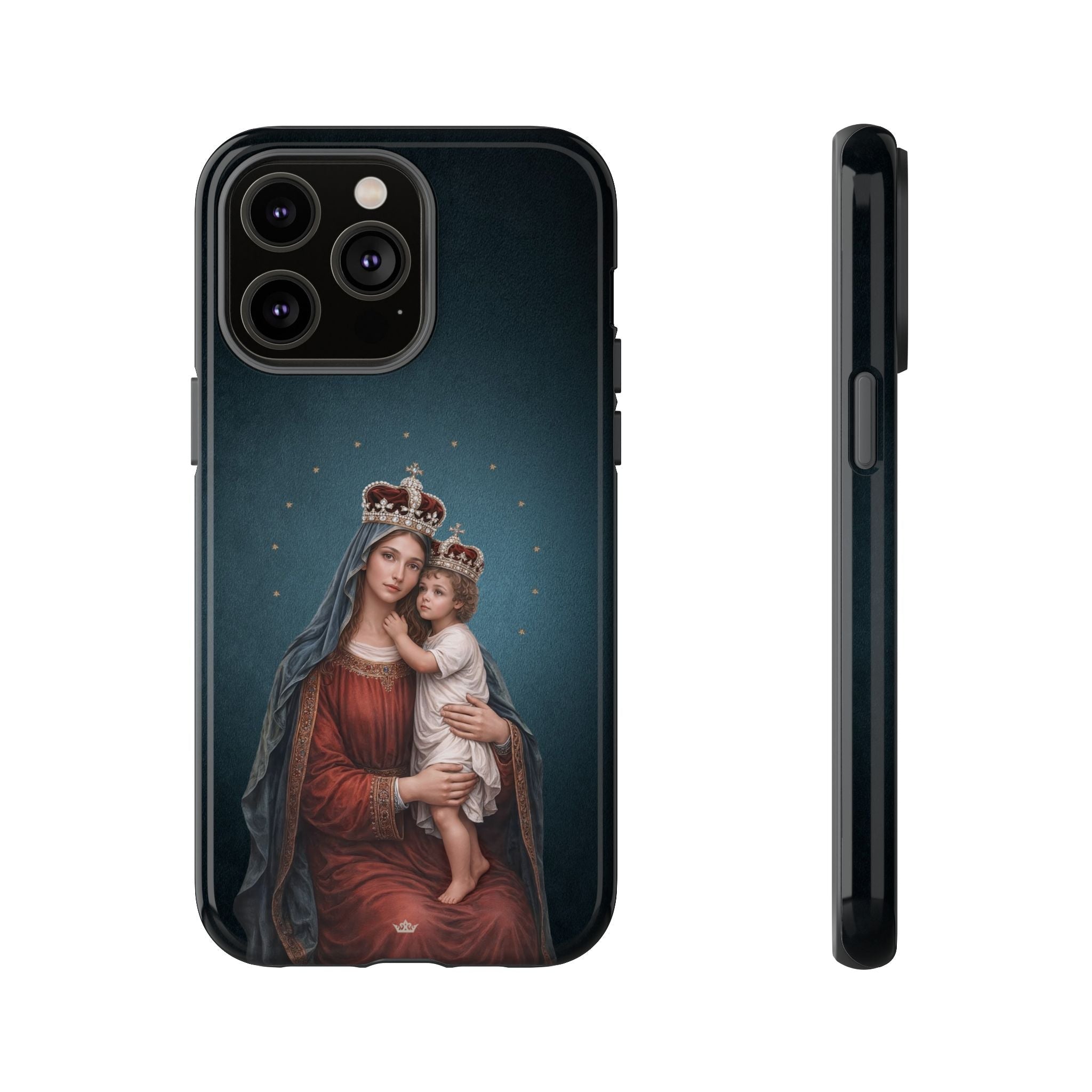 Divine King and Queen Hard Phone Case (Midnight Blue) - Venxara