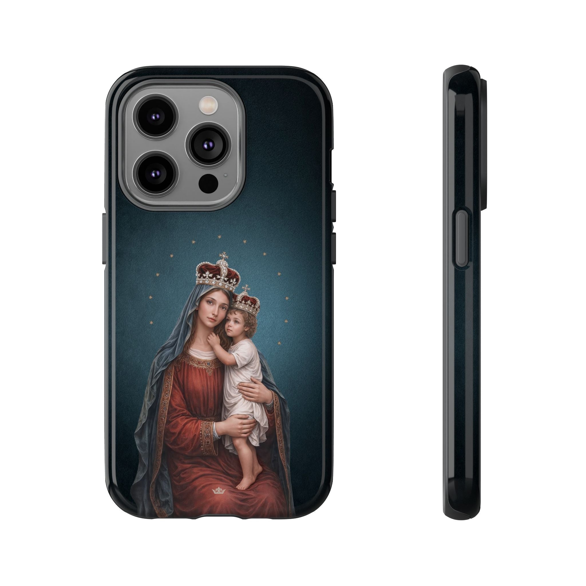 Divine King and Queen Hard Phone Case (Midnight Blue) - Venxara