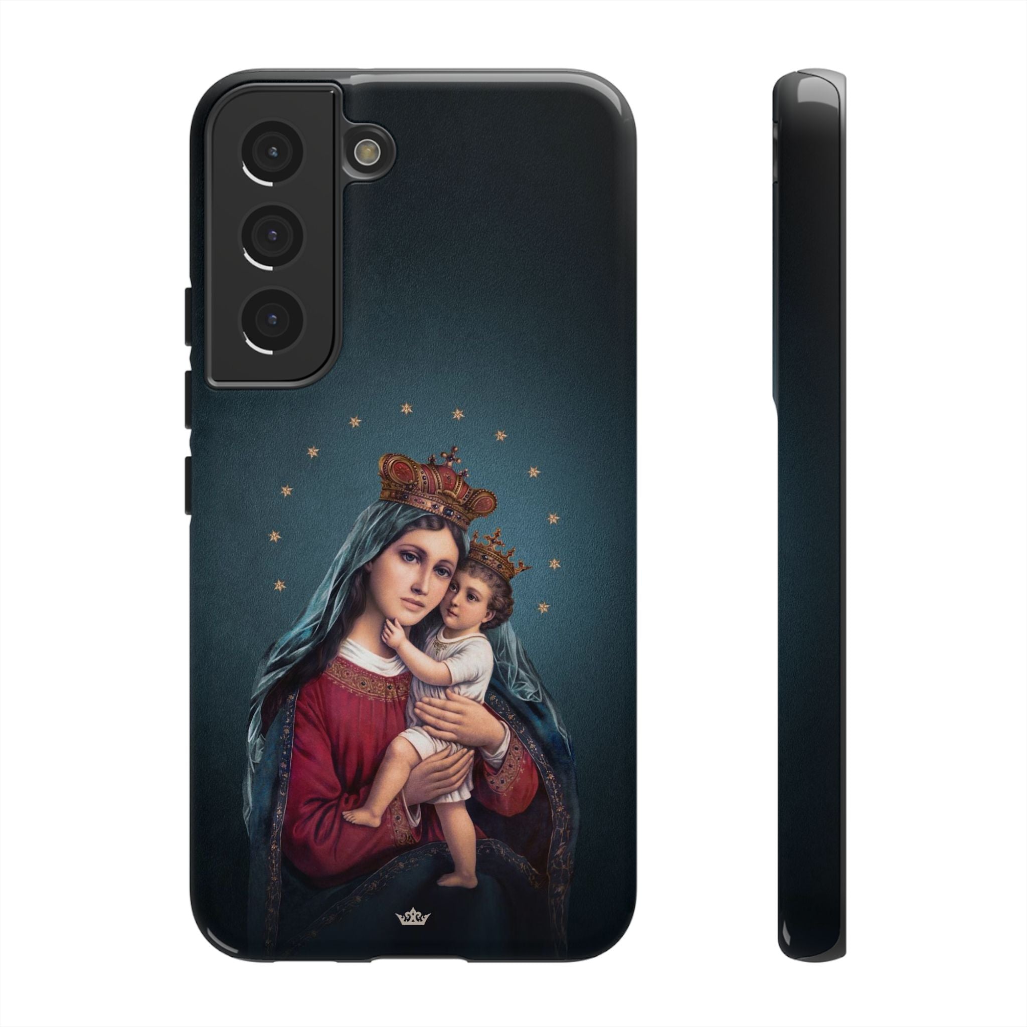 Divine King and Queen Hard Phone Case (Midnight Blue) - VENXARA®