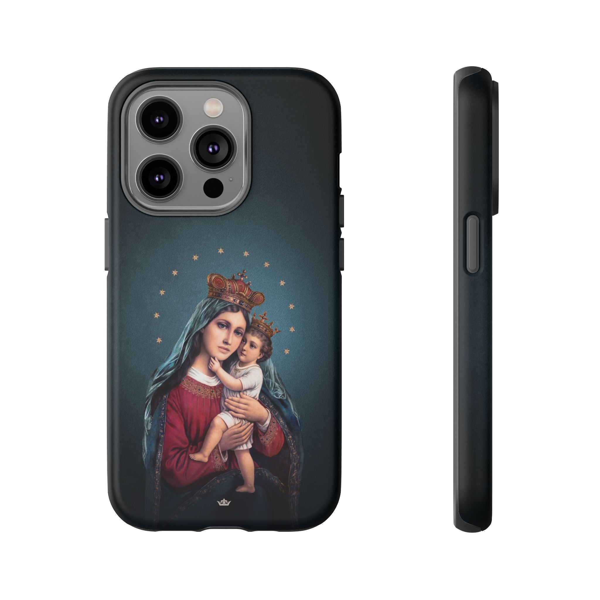 Divine King and Queen Hard Phone Case (Midnight Blue) - VENXARA®