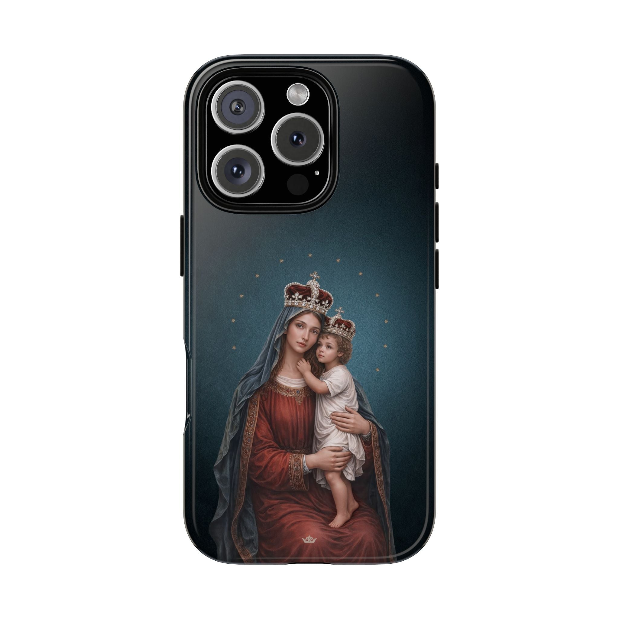 Divine King and Queen Hard Phone Case (Midnight Blue) - Venxara