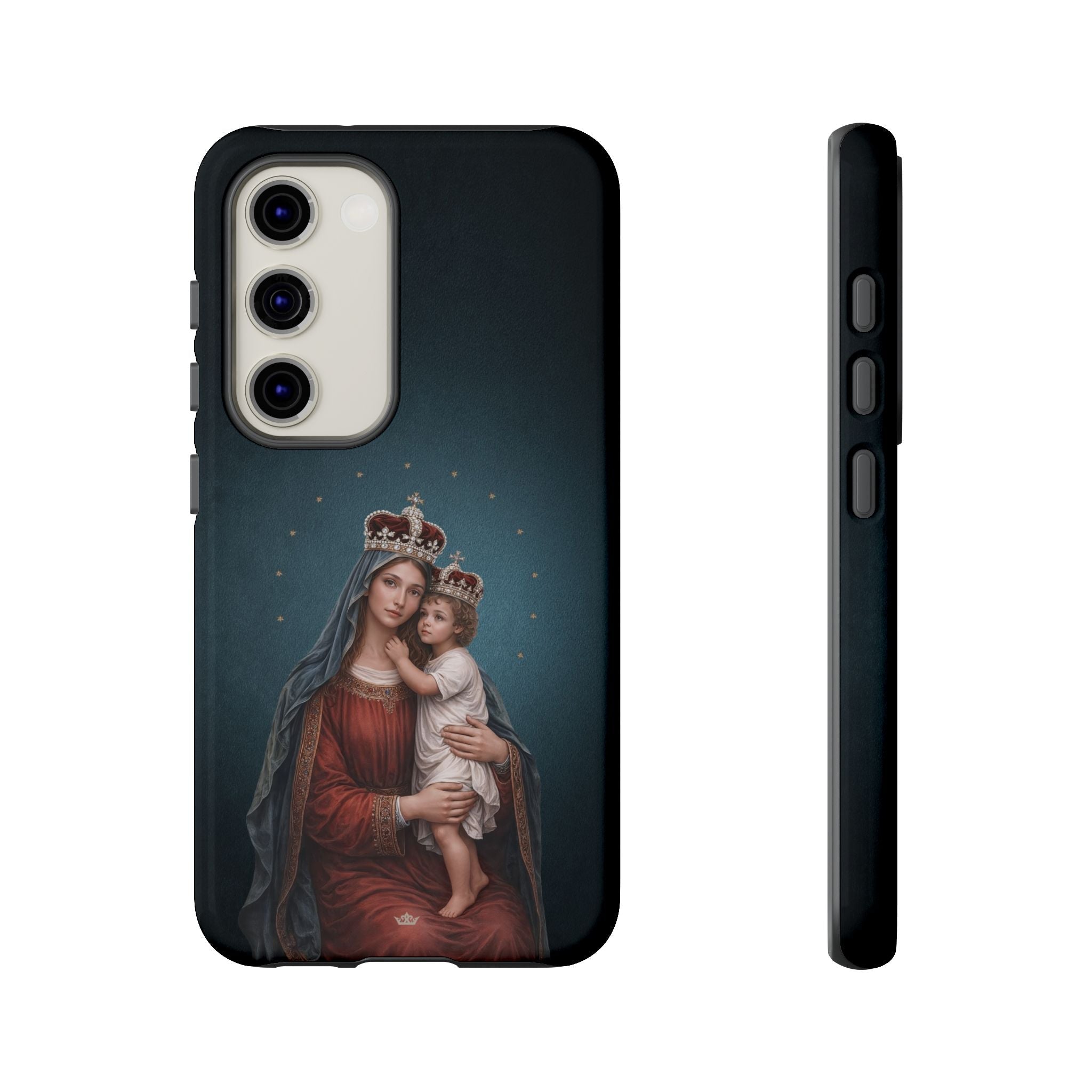 Divine King and Queen Hard Phone Case (Midnight Blue) - Venxara