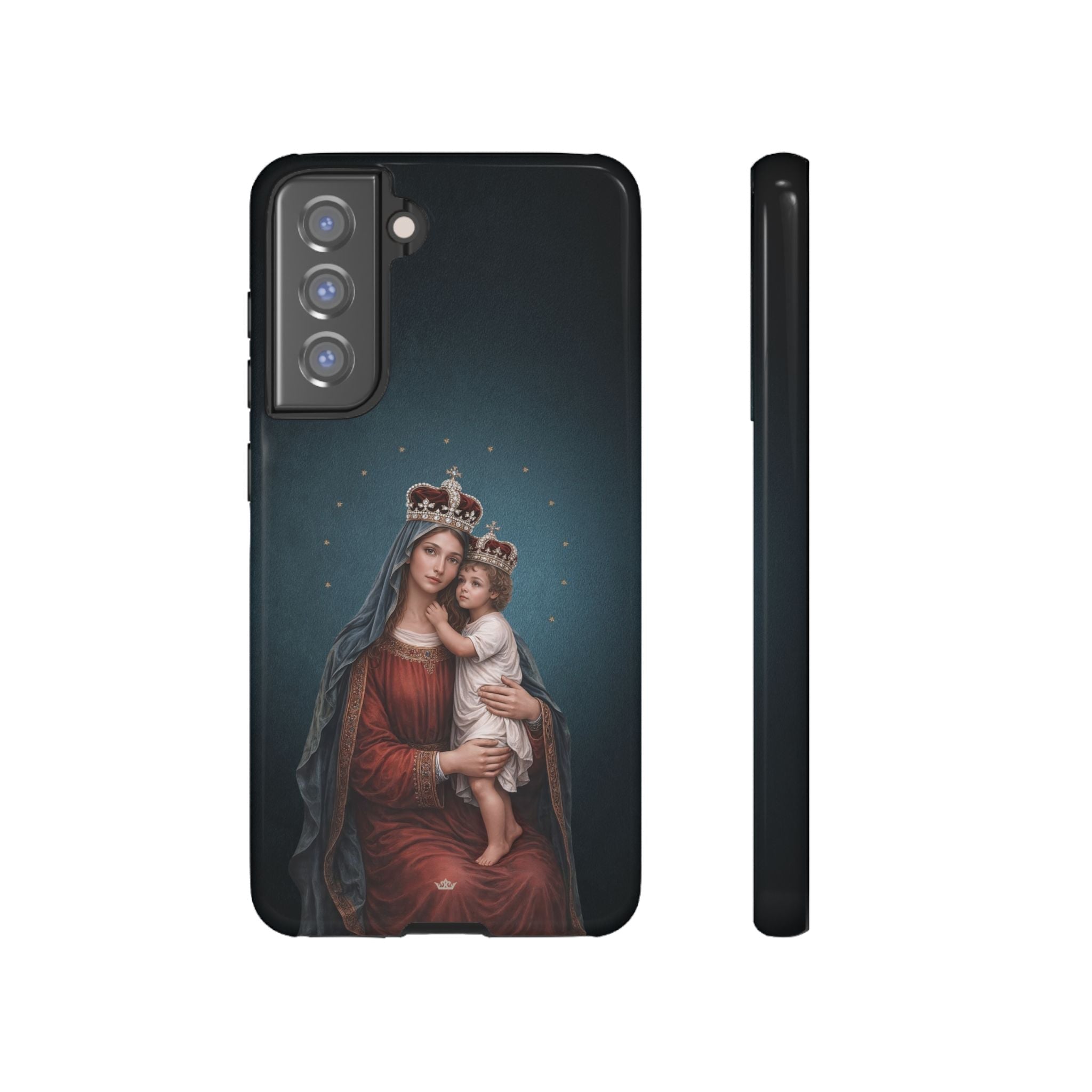Divine King and Queen Hard Phone Case (Midnight Blue) - Venxara