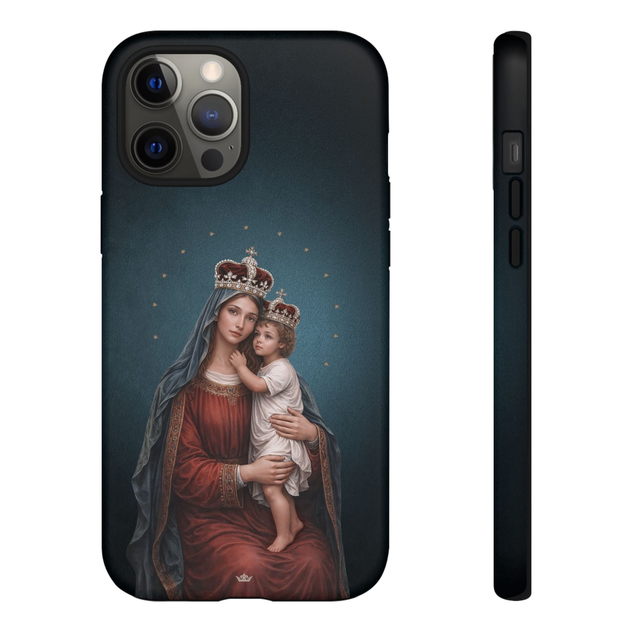 Divine King and Queen Hard Phone Case (Midnight Blue) - Venxara