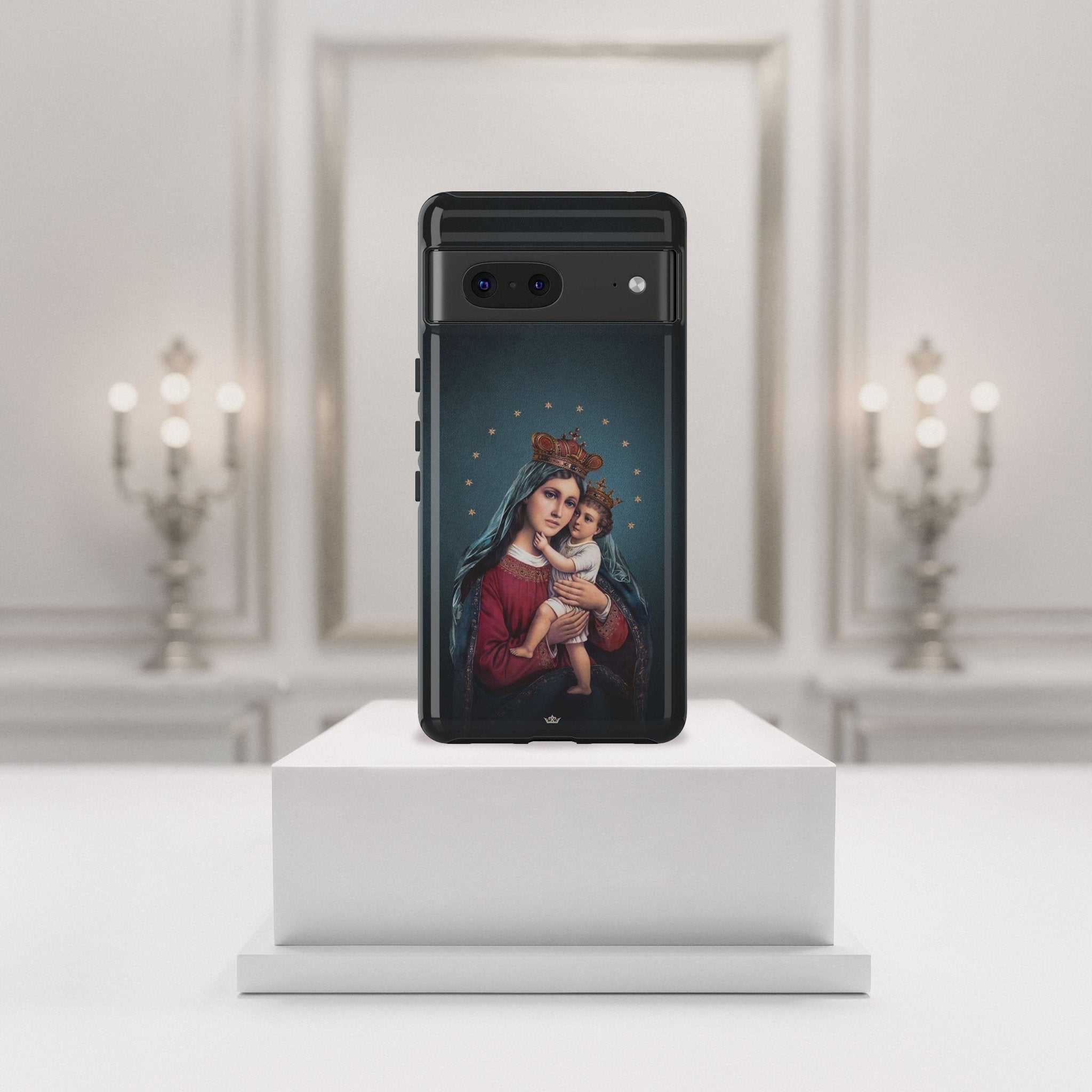 Divine King and Queen Hard Phone Case (Midnight Blue) - VENXARA®