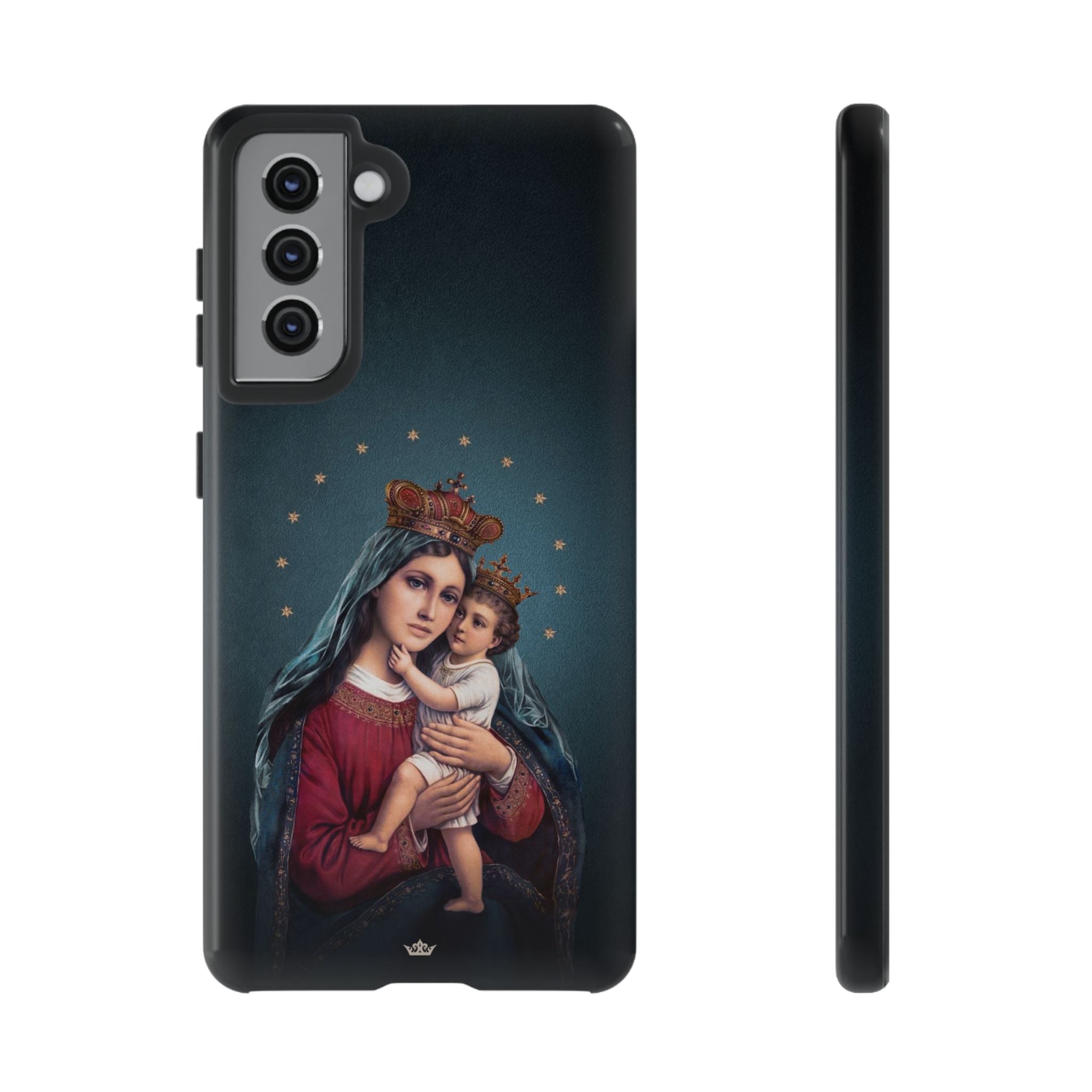 Divine King and Queen Hard Phone Case (Midnight Blue) - VENXARA®