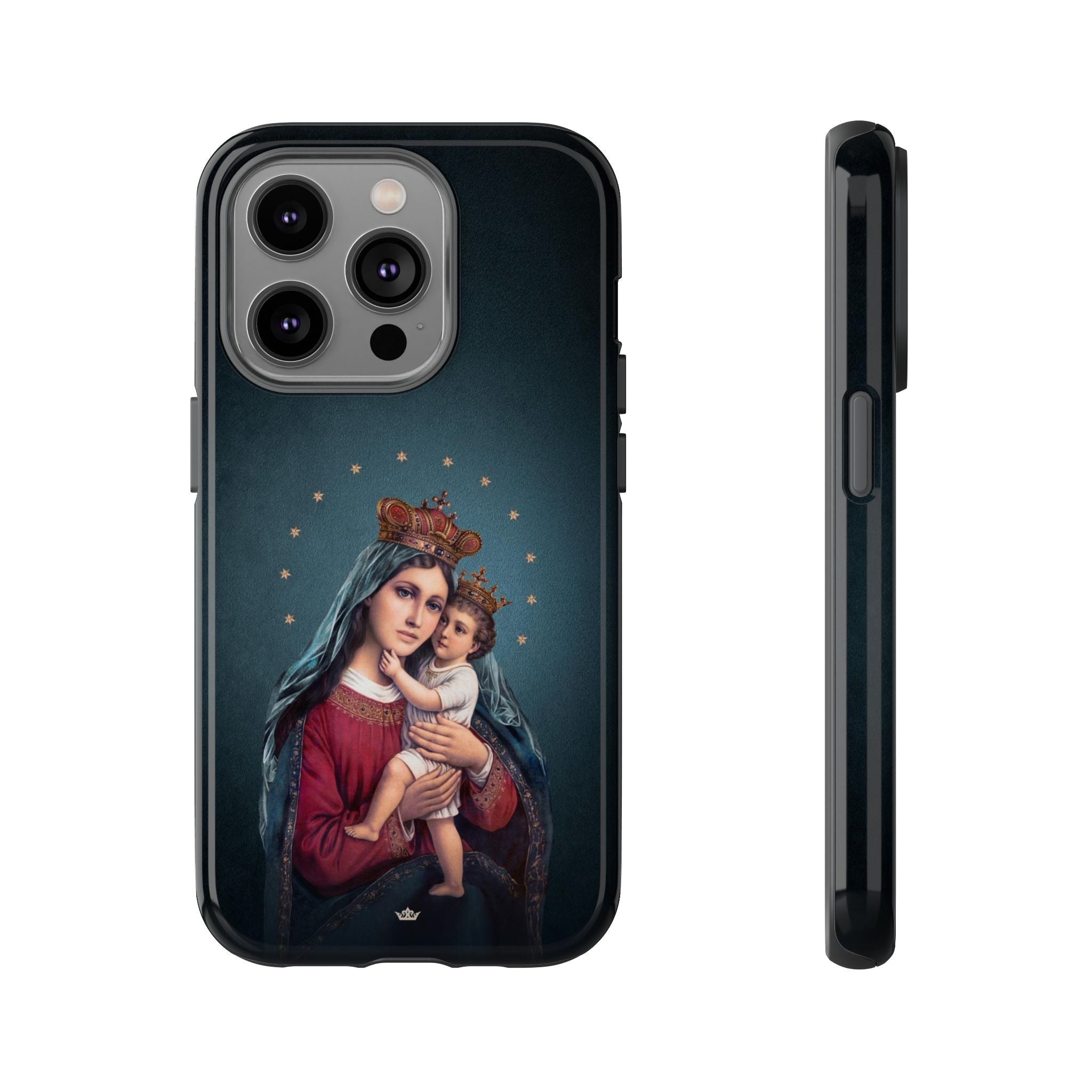 Divine King and Queen Hard Phone Case (Midnight Blue) - VENXARA®