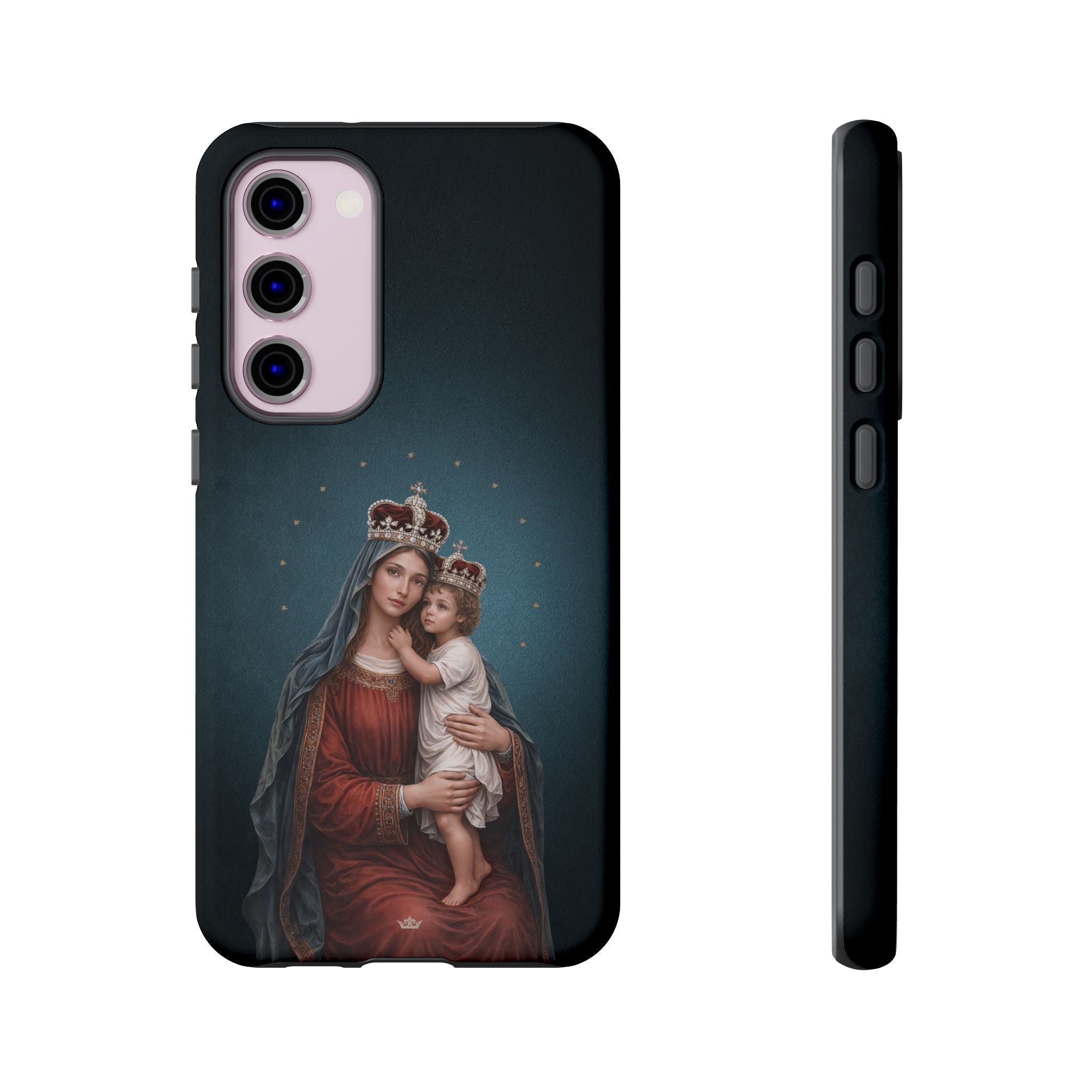 Divine King and Queen Hard Phone Case (Midnight Blue) - Venxara