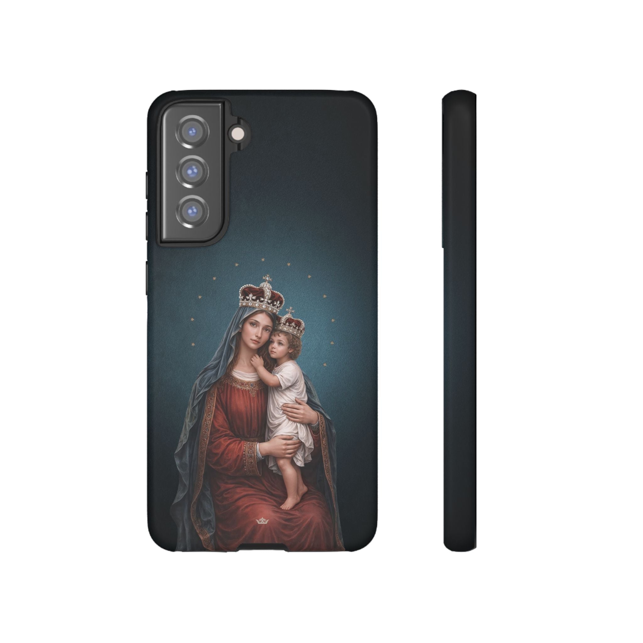 Divine King and Queen Hard Phone Case (Midnight Blue) - Venxara