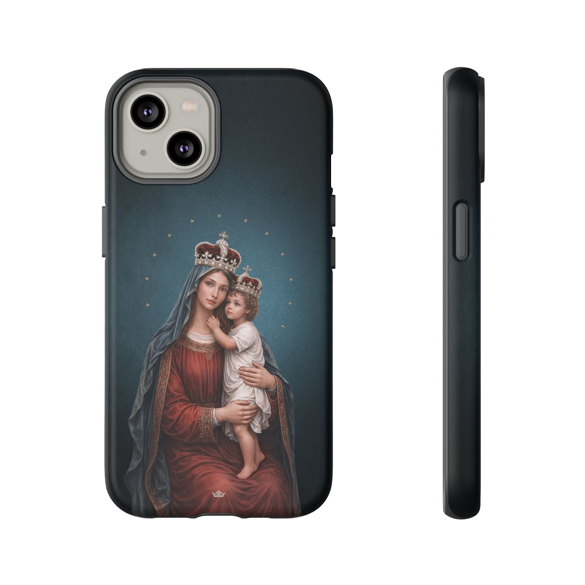 Divine King and Queen Hard Phone Case (Midnight Blue) - Venxara