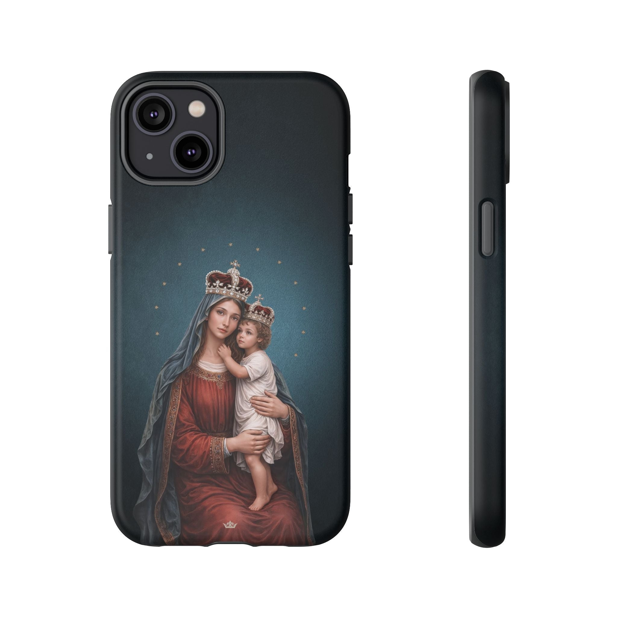 Divine King and Queen Hard Phone Case (Midnight Blue) - Venxara