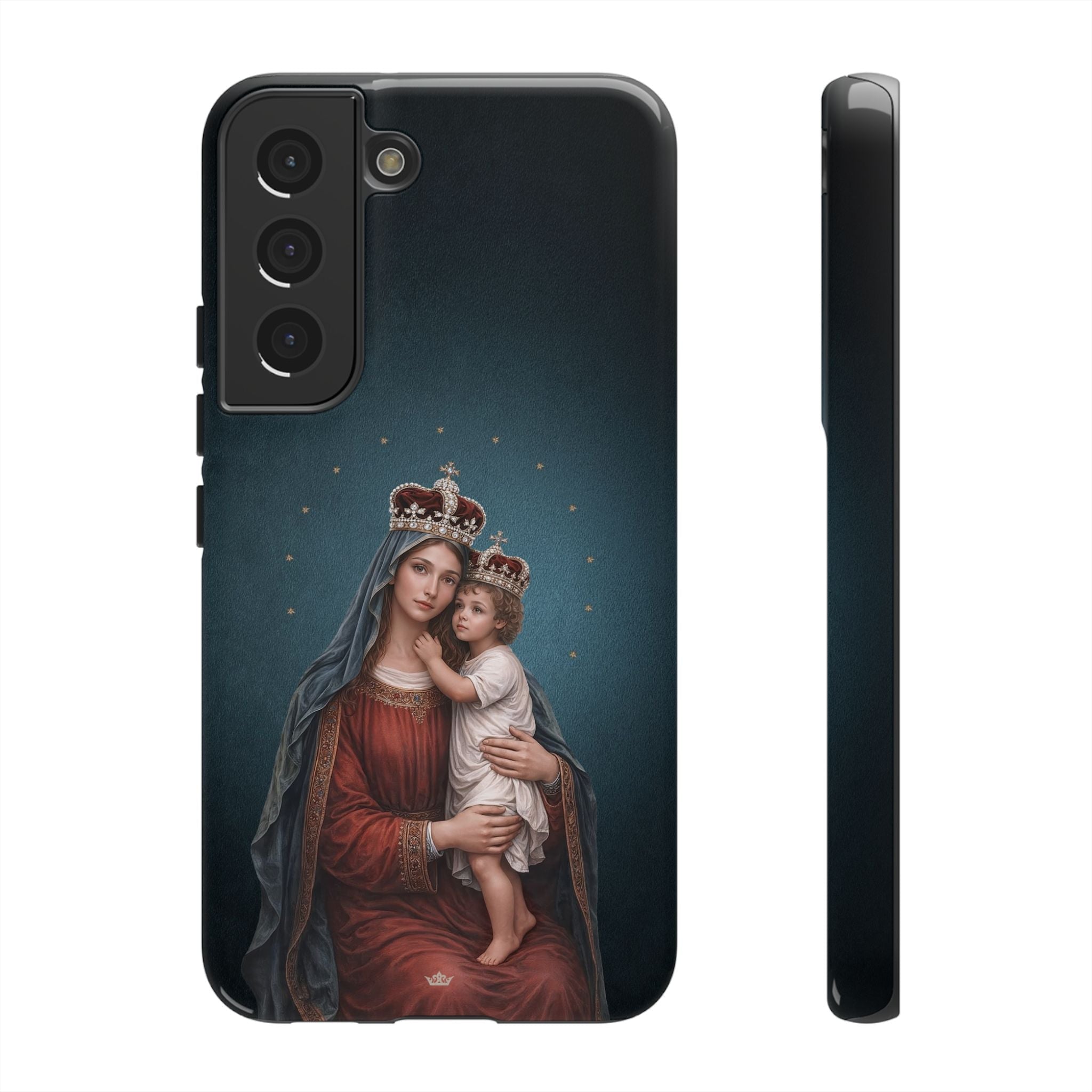 Divine King and Queen Hard Phone Case (Midnight Blue) - Venxara