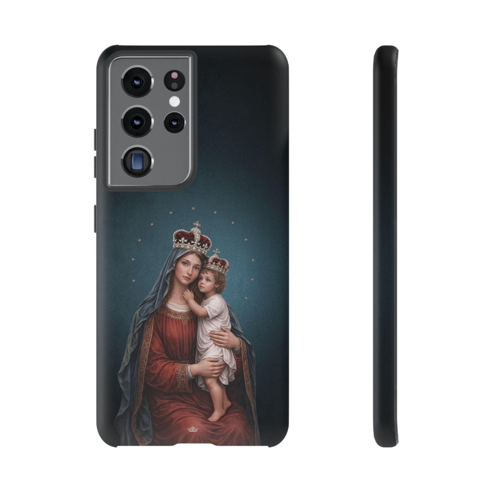 Divine King and Queen Hard Phone Case (Midnight Blue) - Venxara