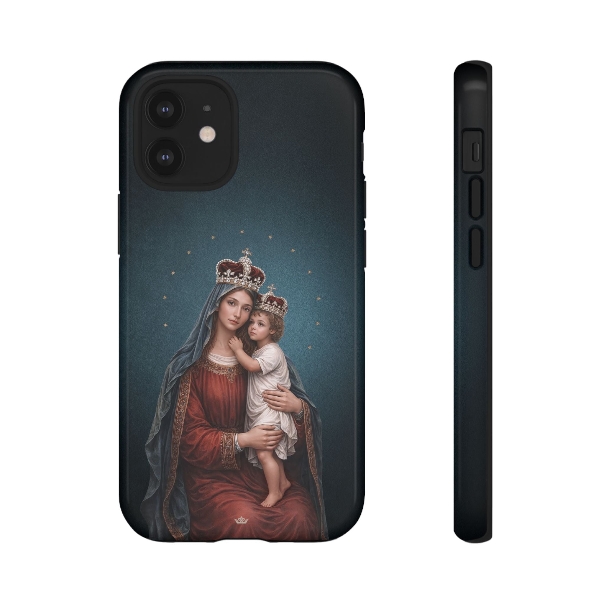 Divine King and Queen Hard Phone Case (Midnight Blue) - Venxara