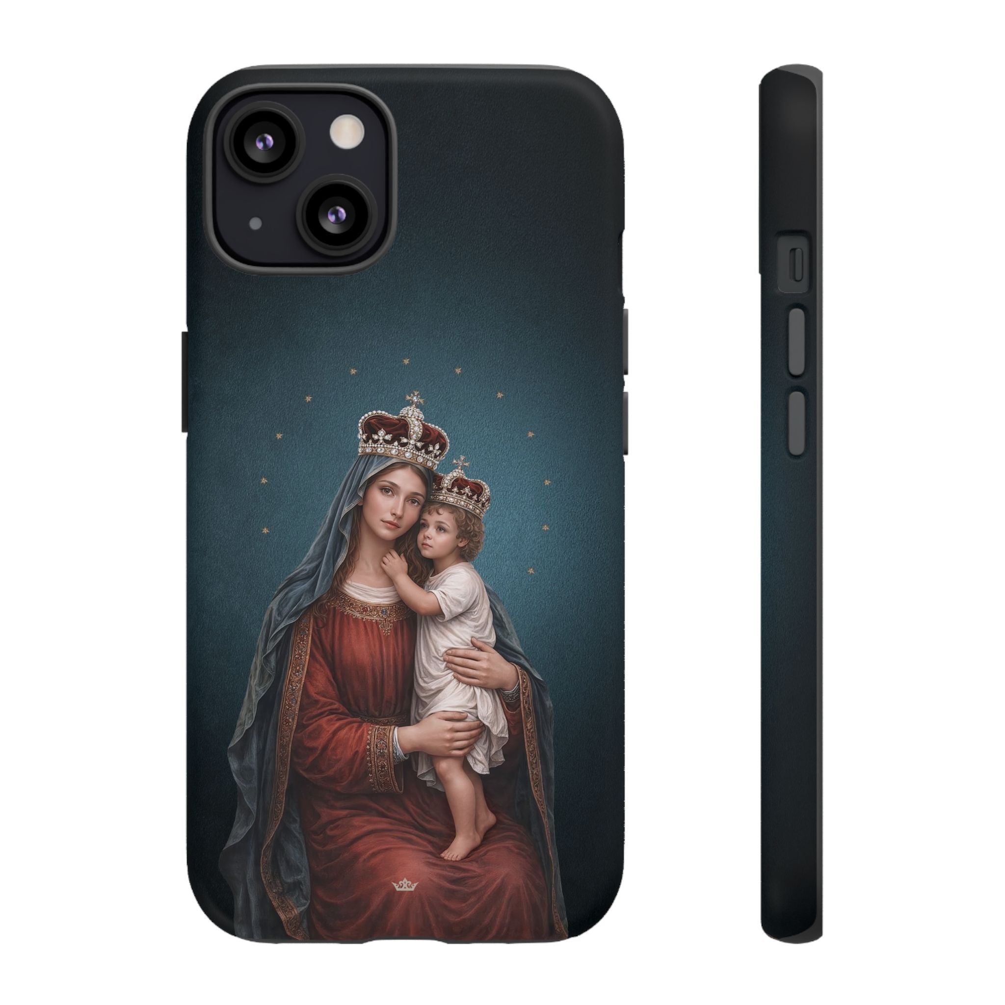 Divine King and Queen Hard Phone Case (Midnight Blue) - Venxara