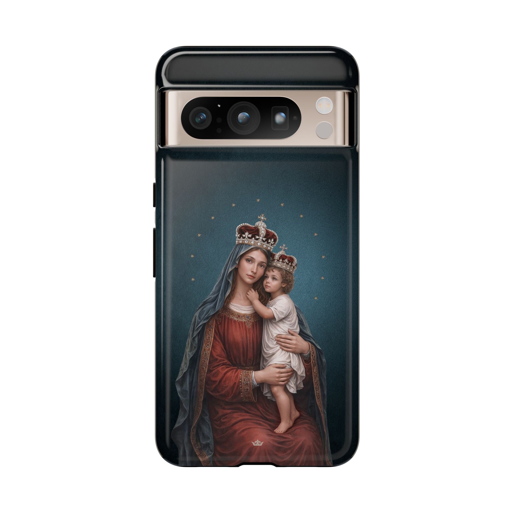 Divine King and Queen Hard Phone Case (Midnight Blue) - Venxara