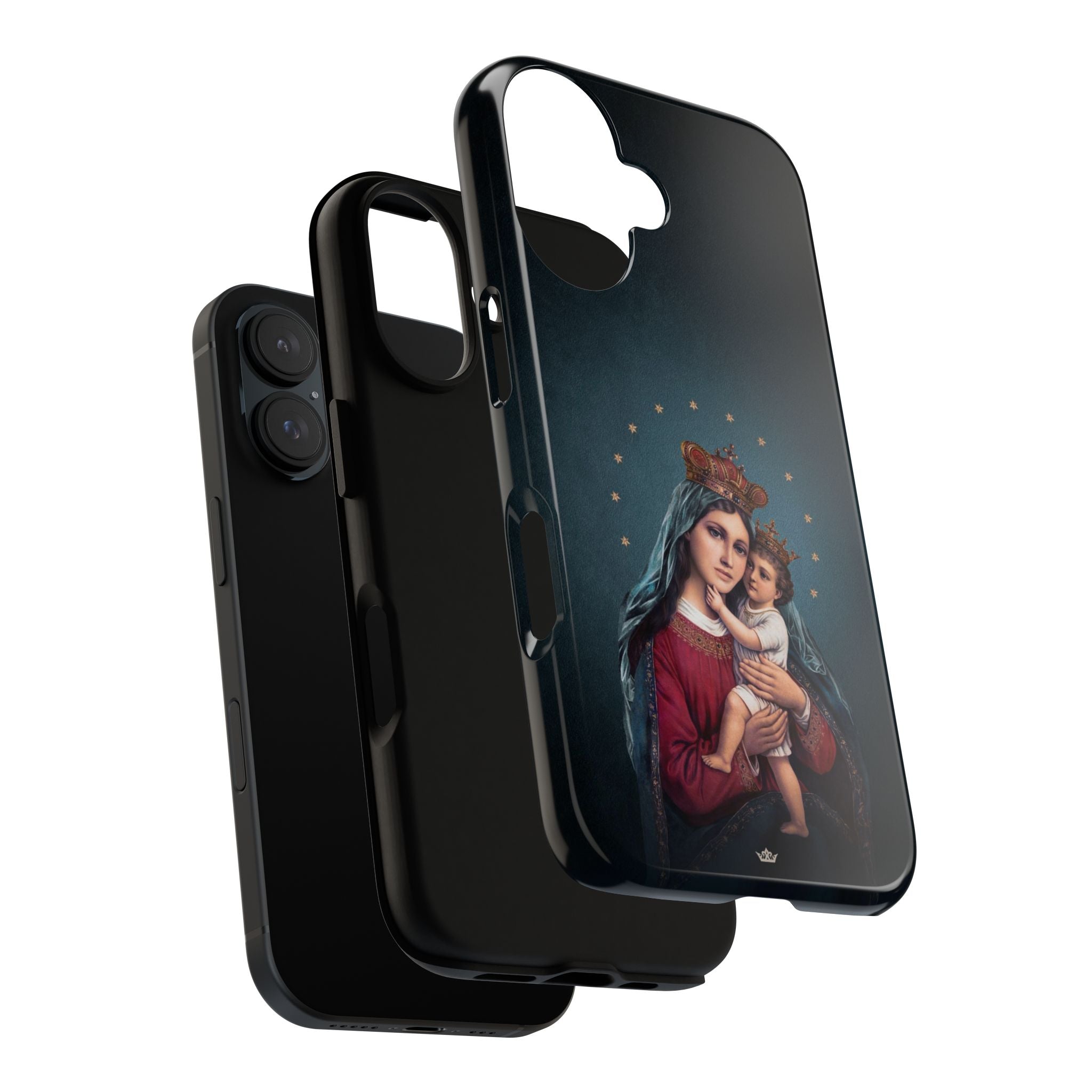 Divine King and Queen Hard Phone Case (Midnight Blue) - VENXARA®