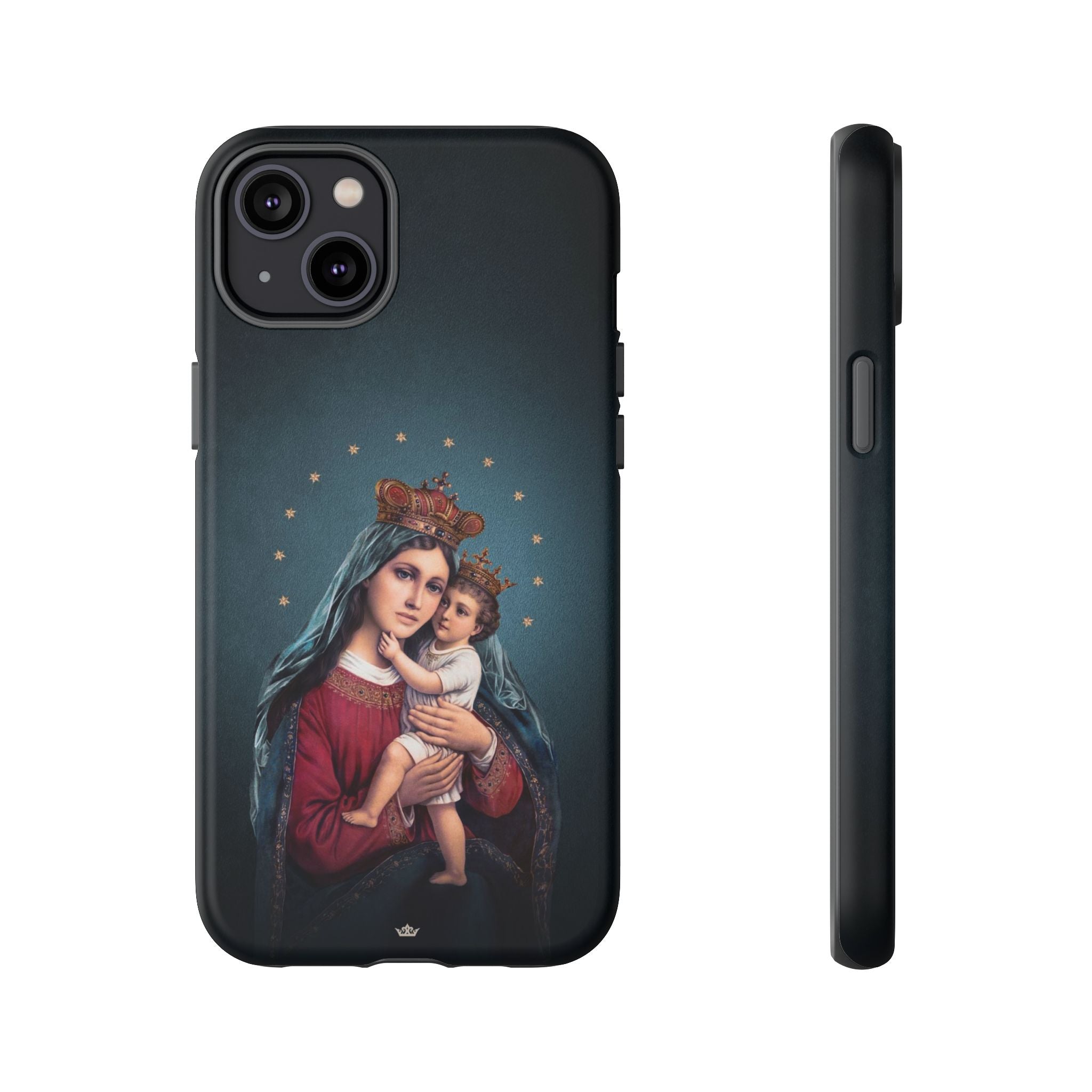 Divine King and Queen Hard Phone Case (Midnight Blue) - VENXARA®