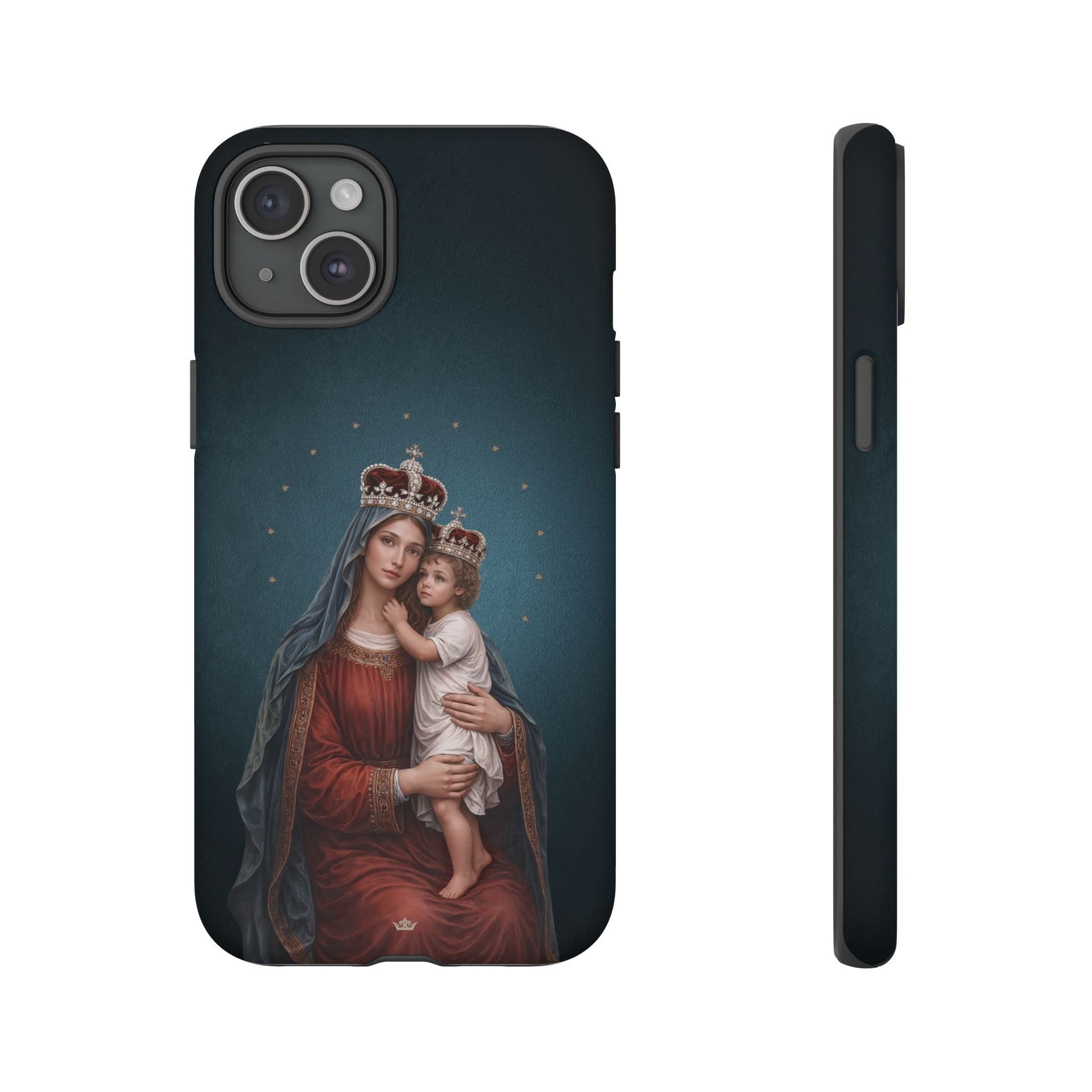 Divine King and Queen Hard Phone Case (Midnight Blue) - Venxara