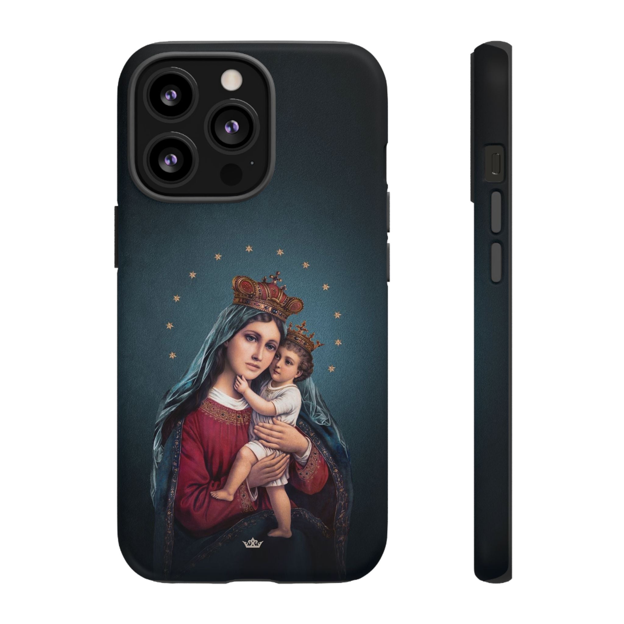 Divine King and Queen Hard Phone Case (Midnight Blue) - VENXARA®