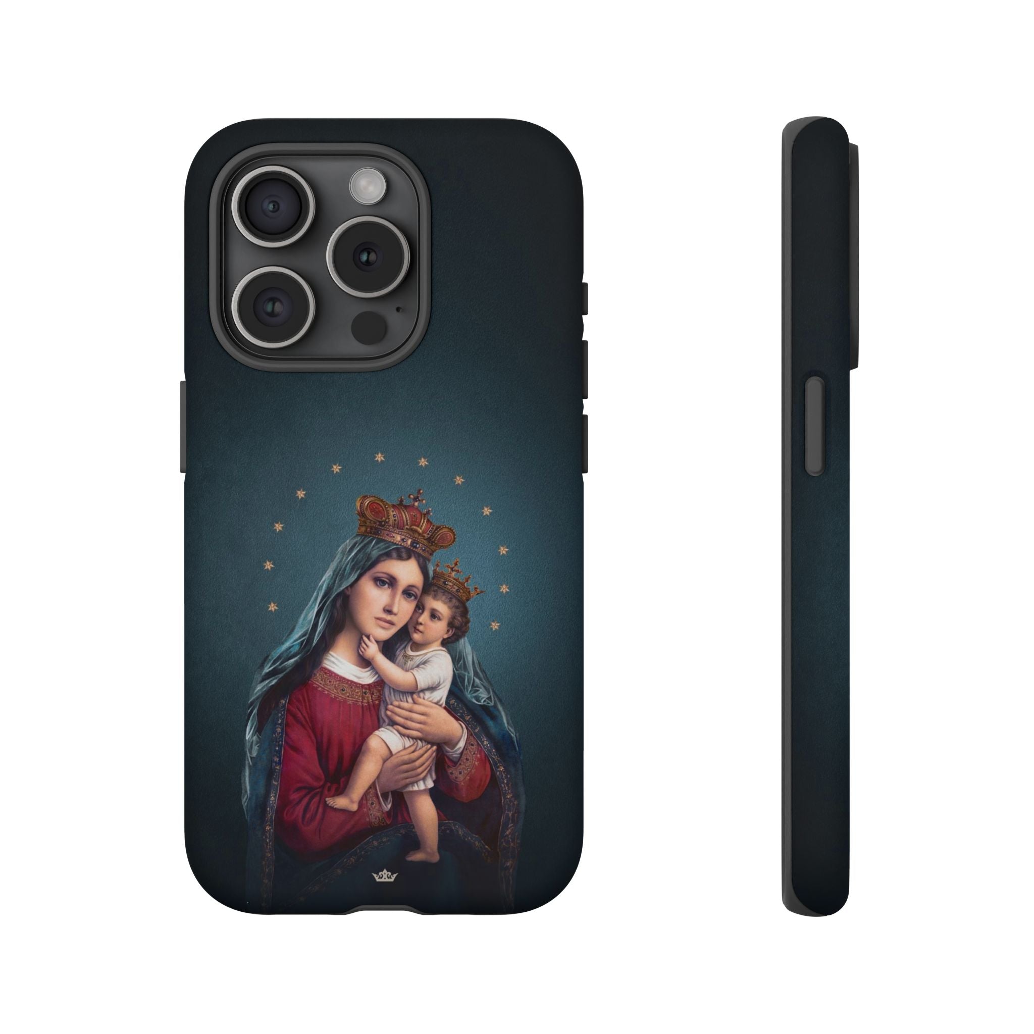 Divine King and Queen Hard Phone Case (Midnight Blue) - VENXARA®