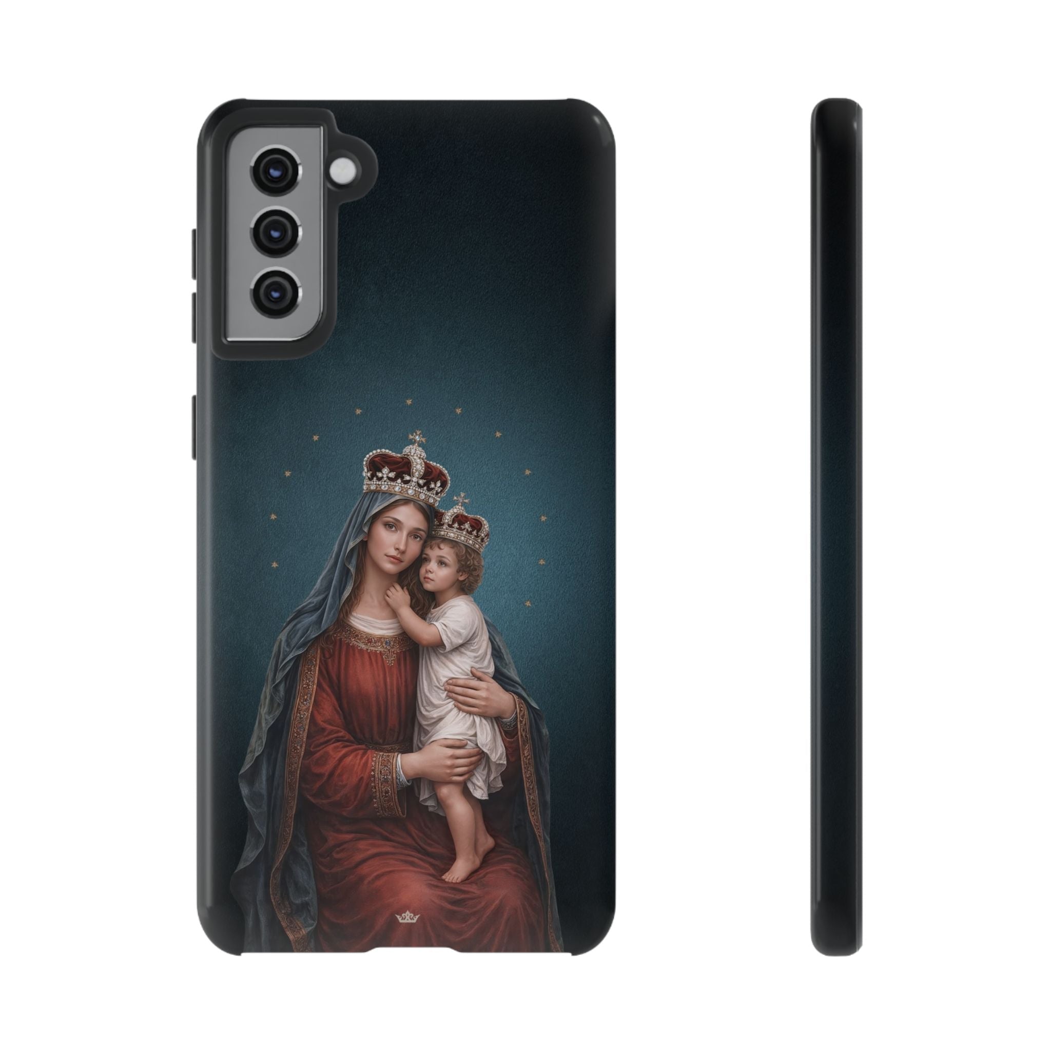 Divine King and Queen Hard Phone Case (Midnight Blue) - Venxara