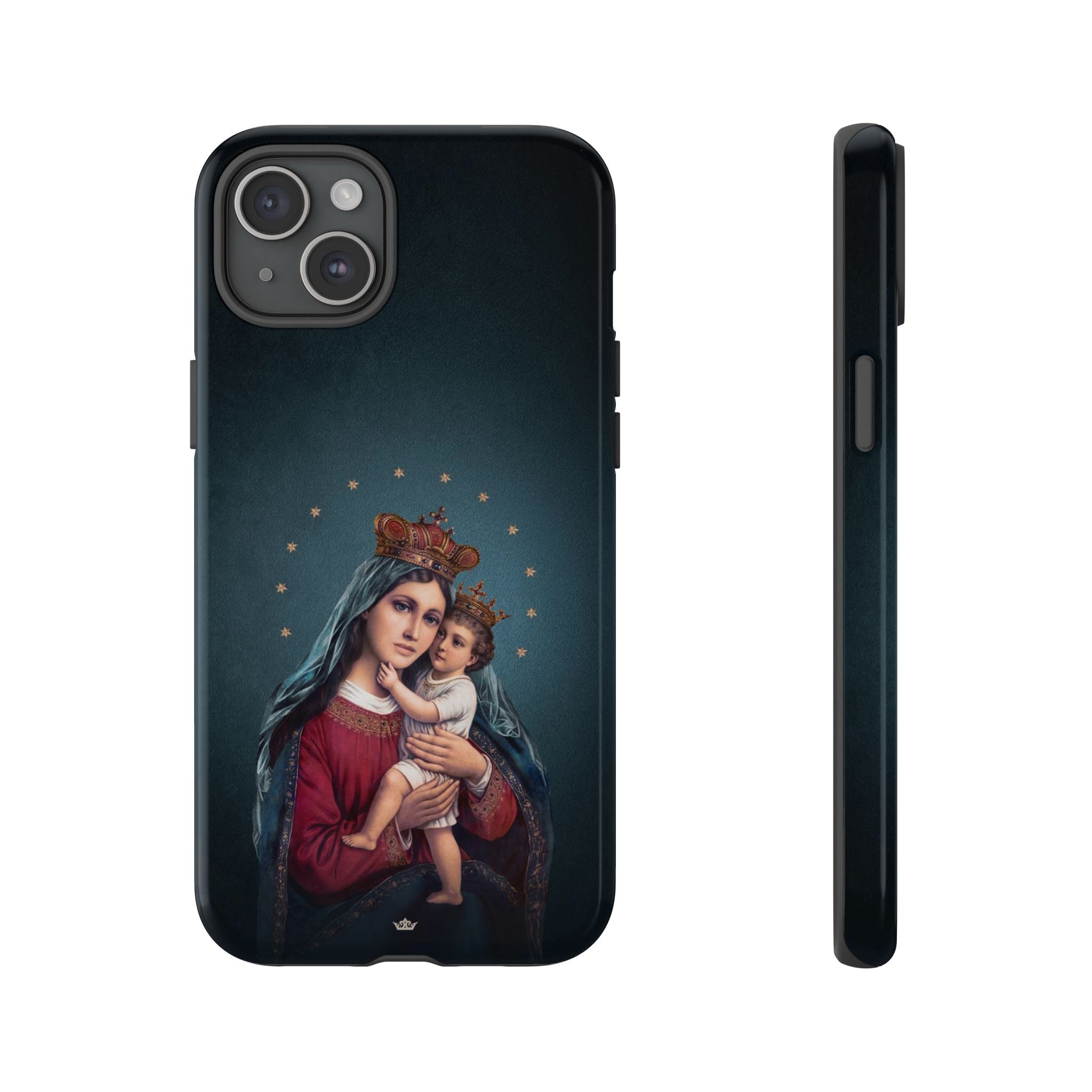 Divine King and Queen Hard Phone Case (Midnight Blue) - VENXARA®