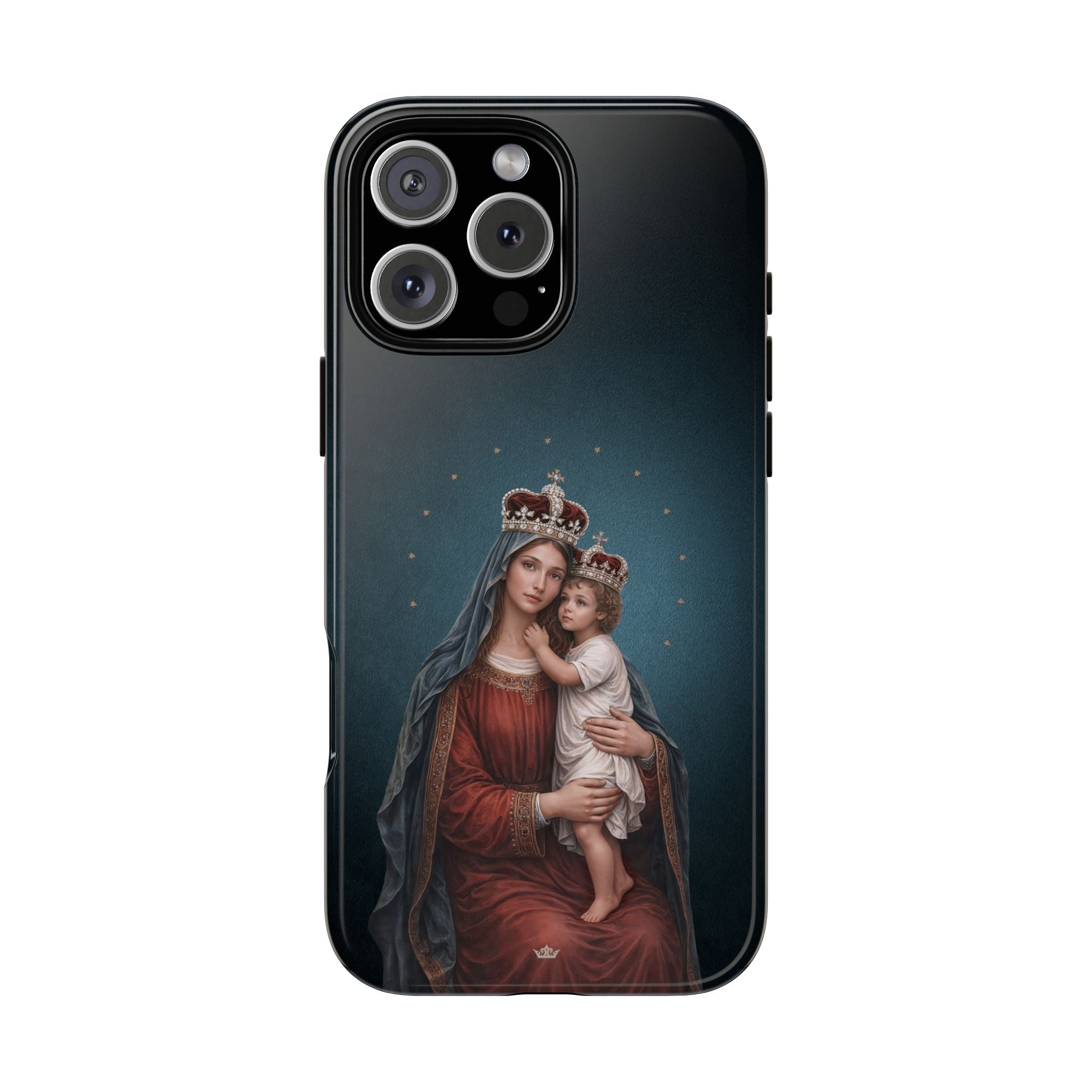 Divine King and Queen Hard Phone Case (Midnight Blue) - Venxara
