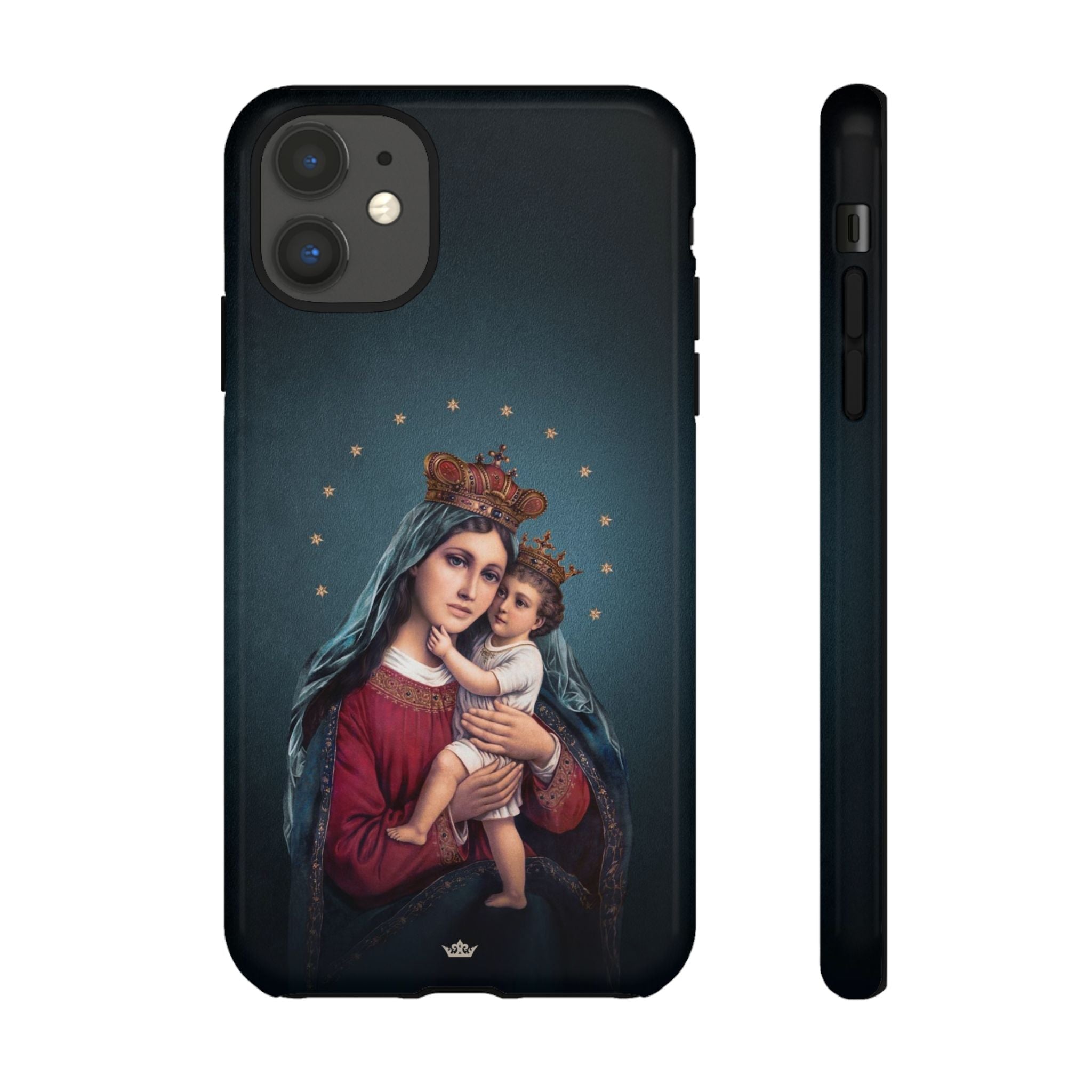Divine King and Queen Hard Phone Case (Midnight Blue) - VENXARA®